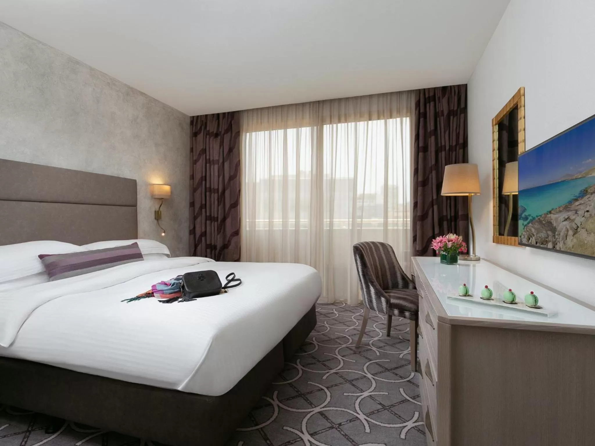 City View Room with Lounge Access - King Bed  in Gefinor Rotana – Beirut