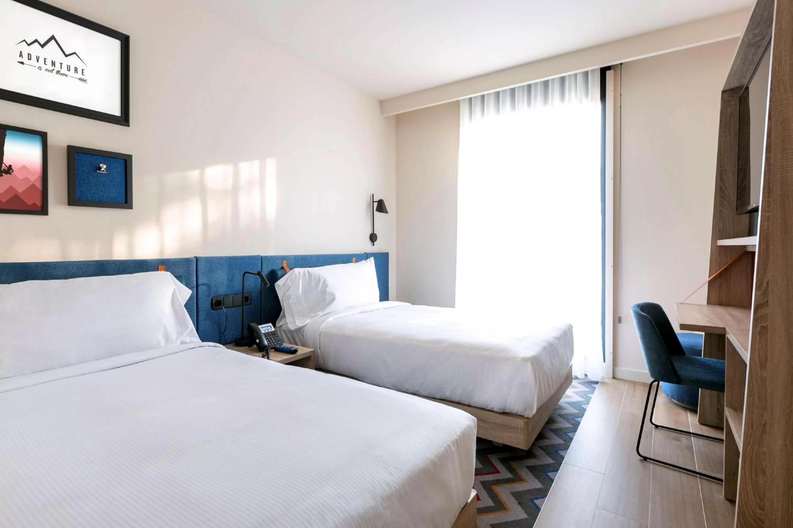 Twin Room in Hampton By Hilton Alcobendas Madrid