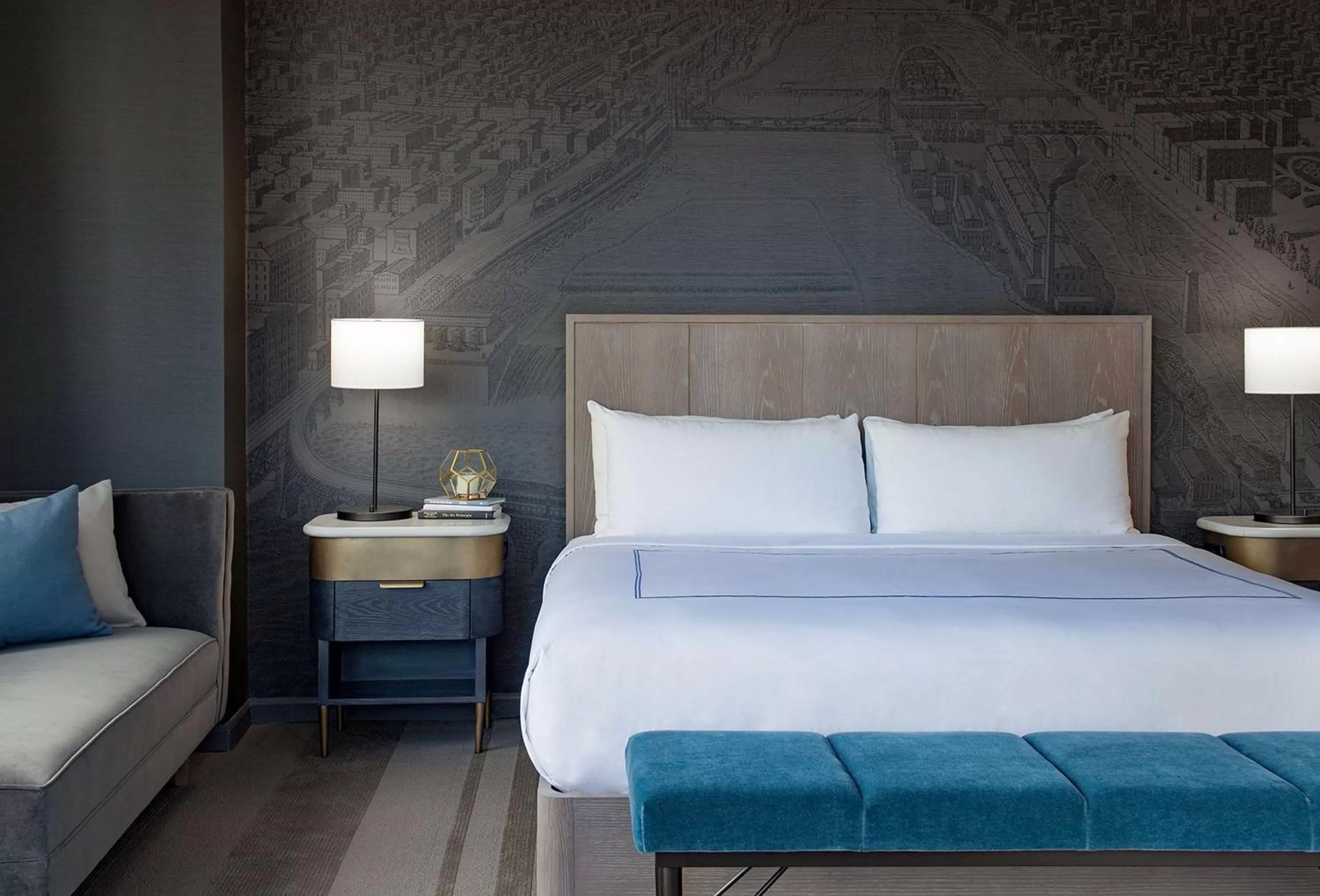 Deluxe King Room in The Marquette Hotel, Curio Collection by Hilton