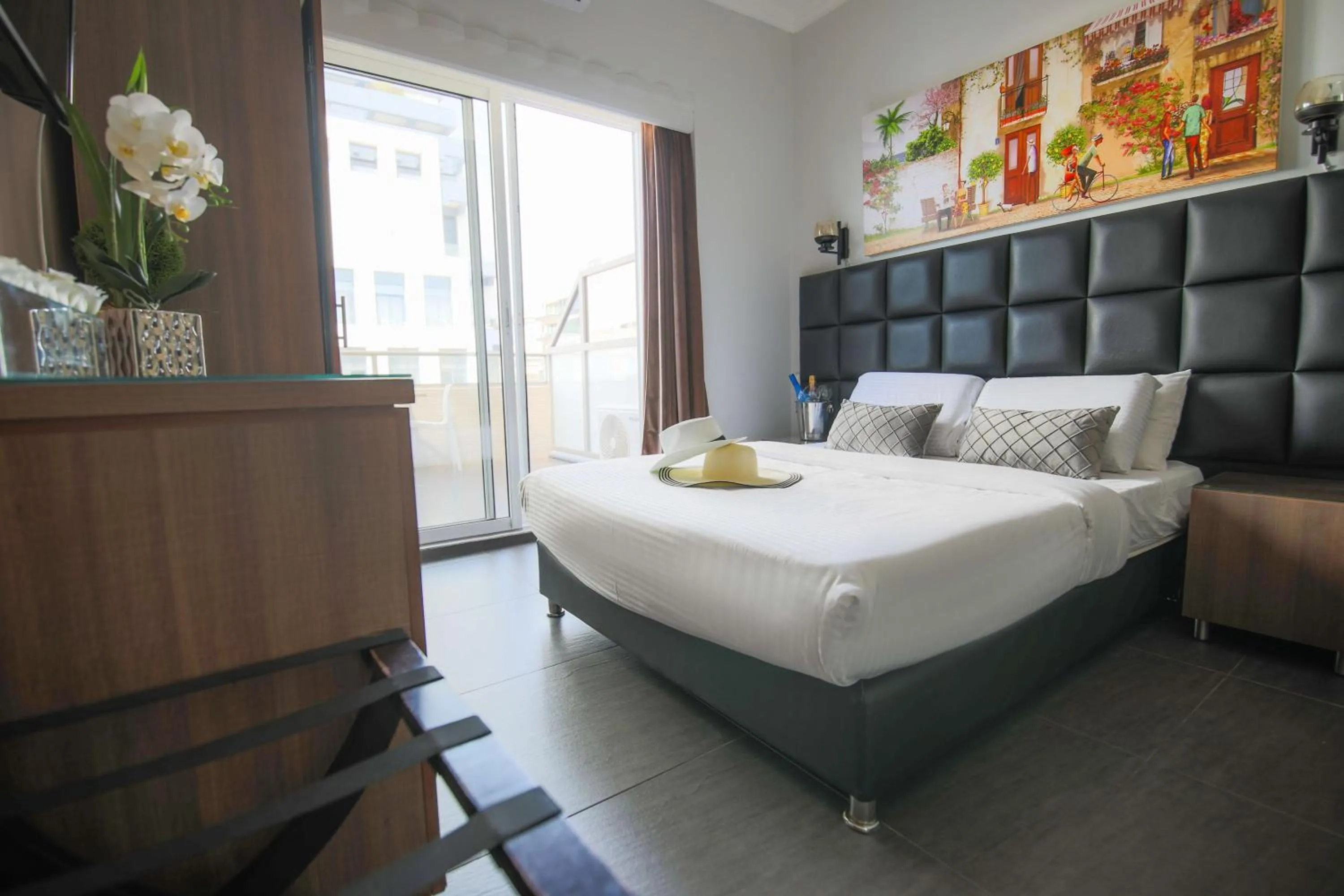 Double Room with Balcony and Sea View in Miami Beach Hotel Tel Aviv