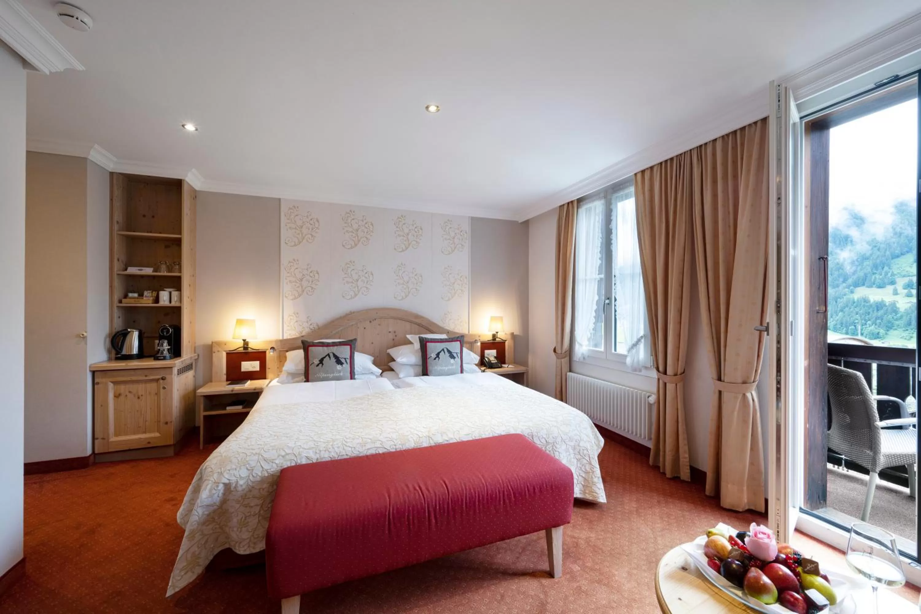 Superior Double Room - Eiger view in Romantik Hotel Schweizerhof