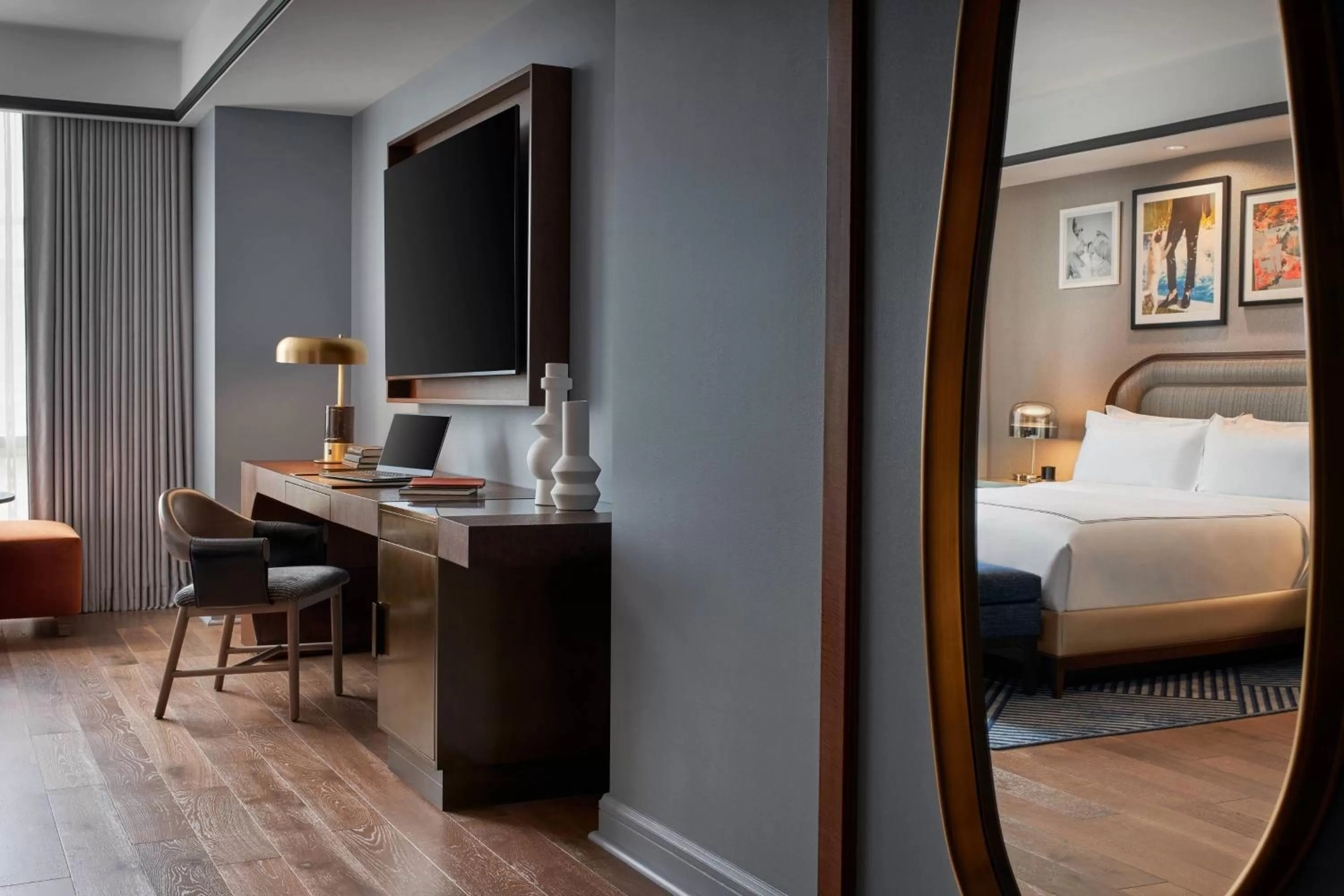 Deluxe King Room with Adapted Tub - Mobility Accessible in The Opus Westchester, Autograph Collection