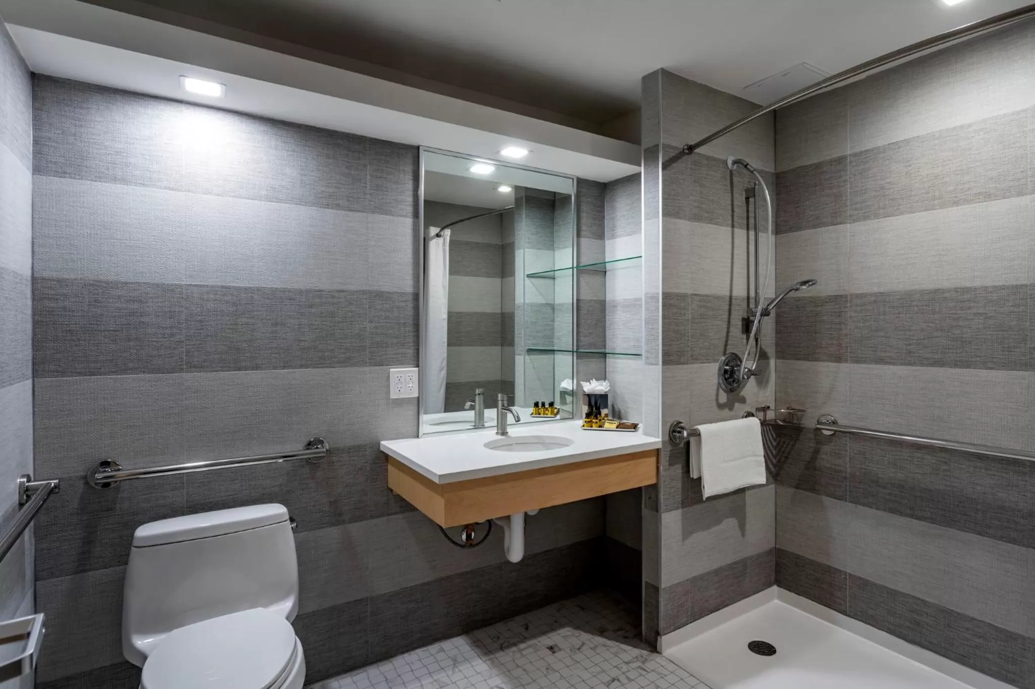 Queen Room with Mobility Accessible Roll-In Shower in Best Western Plus Soho Hotel