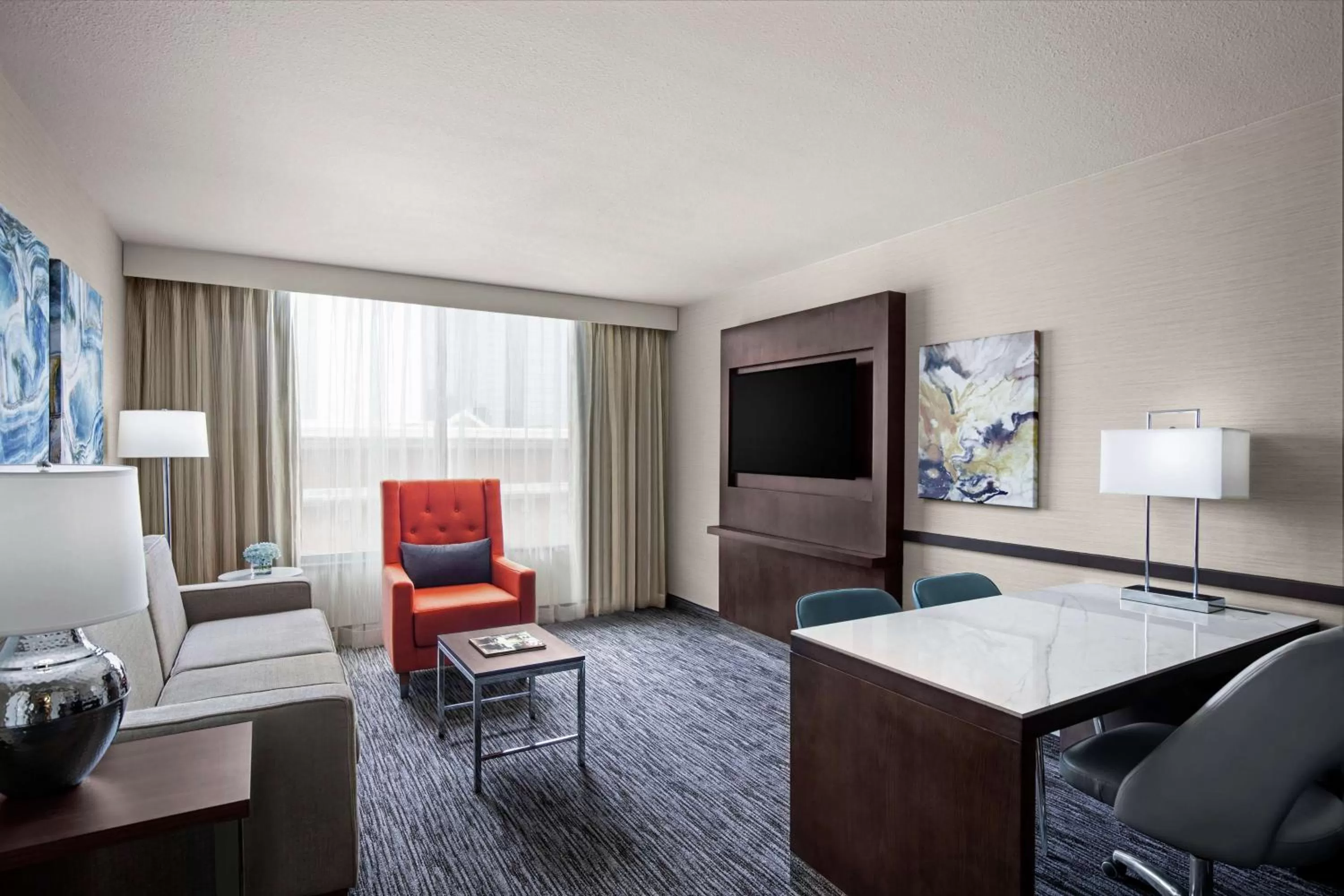 Two-Room Suite with Two Queen Beds - Mobility Access in Embassy Suites by Hilton Fort Worth Downtown