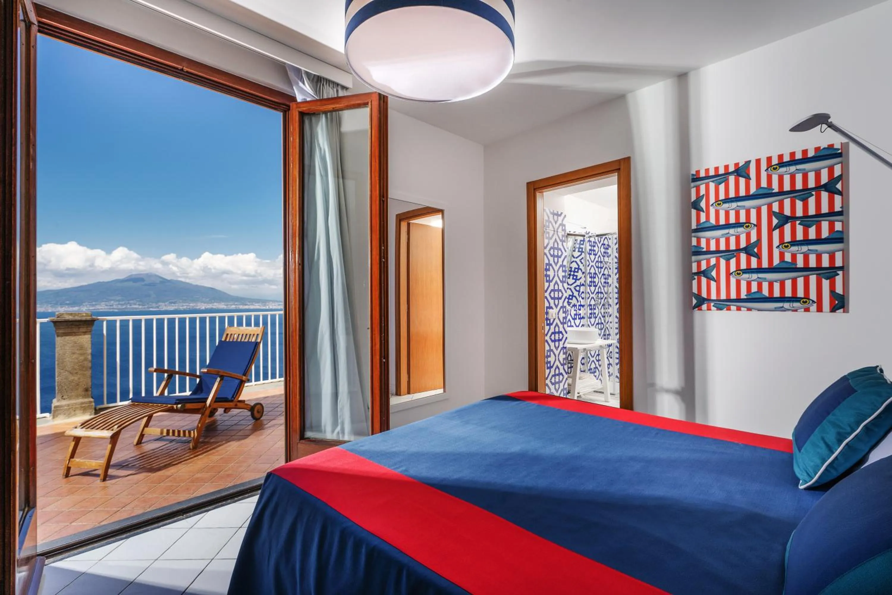 Deluxe Double Room with Sea View in Hotel Torre Barbara
