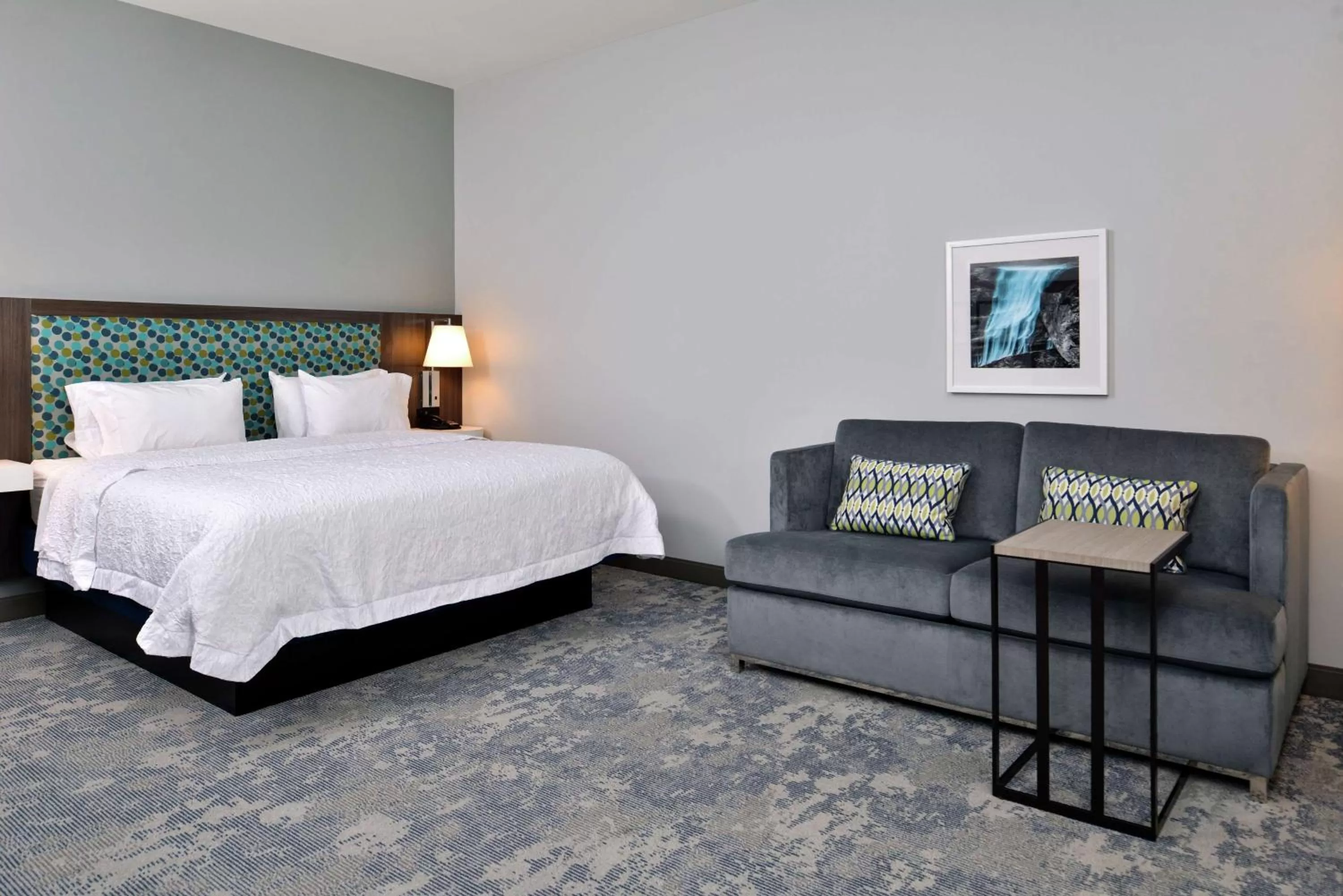 King Room with Sofa Bed - Non-Smoking in Hampton Inn Cedar Falls Downtown, Ia