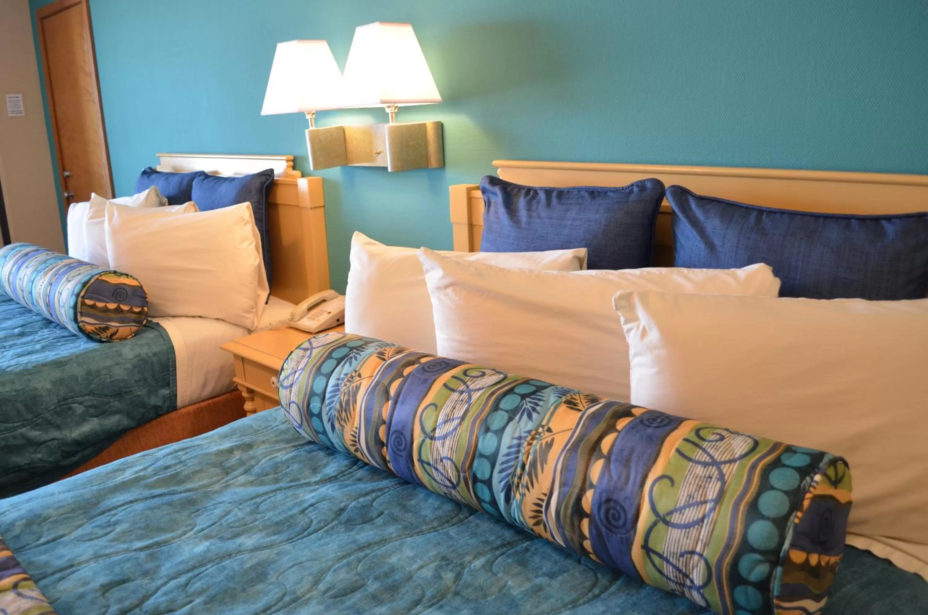 Oceanfront Room with Two Queen Beds - Disability Access - Kitchen in Sun Viking Lodge - Daytona Beach