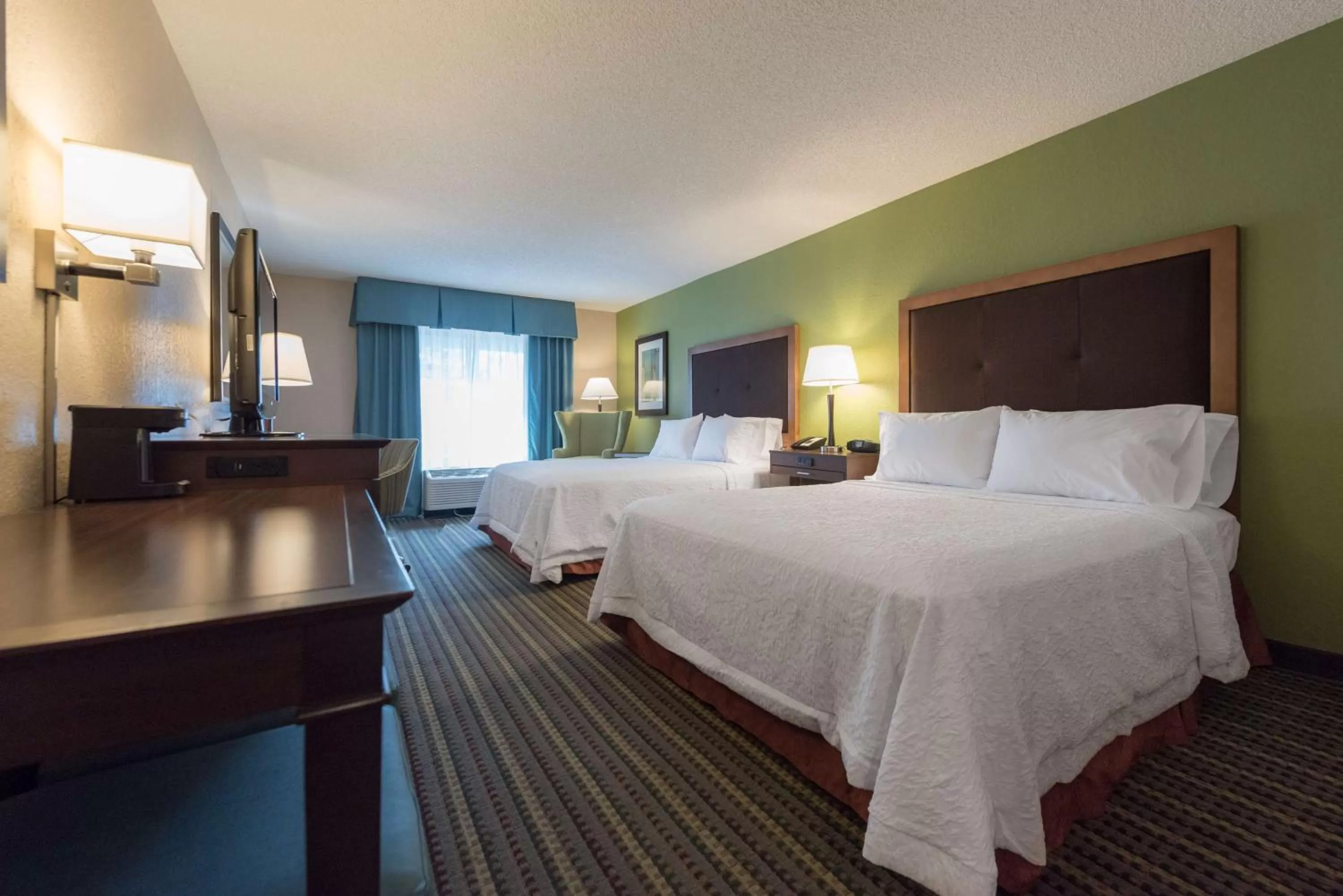 Queen Room with Two Queen Beds - Mobility/Hearing Accessible - Non-Smoking in Hampton Inn Brooksville Dade City