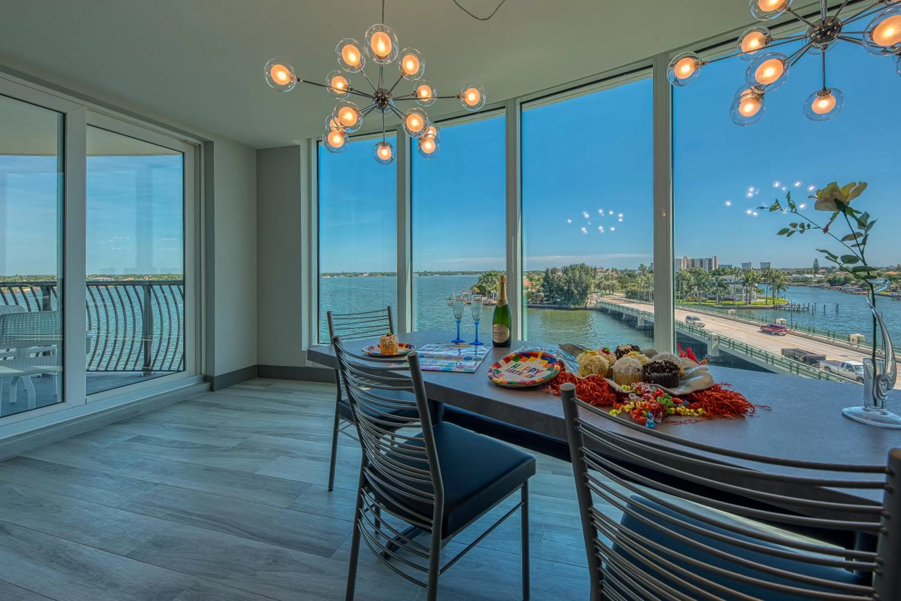 Three-Bedroom Suite with Balcony and Full Water View in FUSION Resort Waterfront Suites