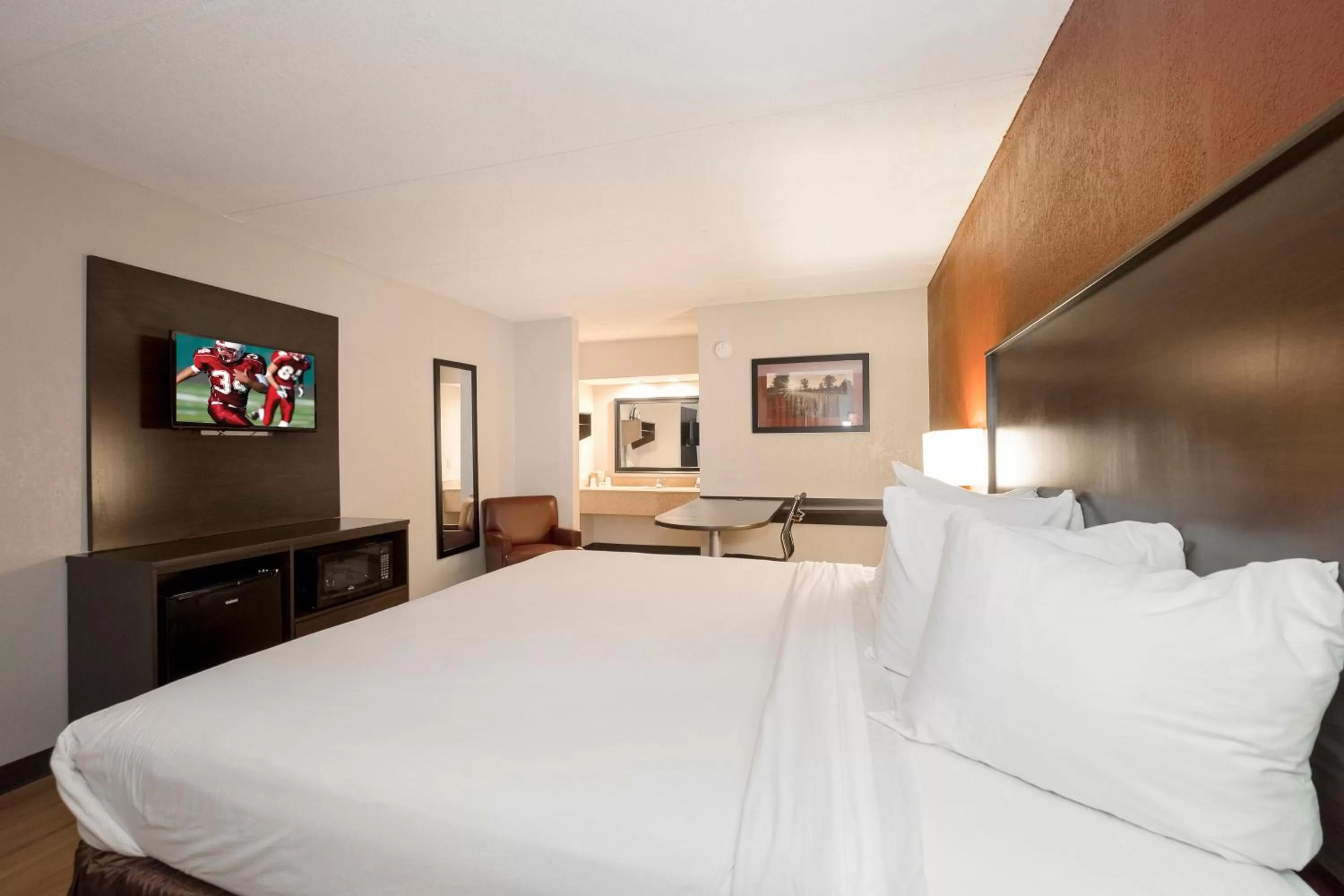 Renovated Deluxe King Room with Spa Bath Non-Smoking in Red Roof Inn Mobile North – Saraland