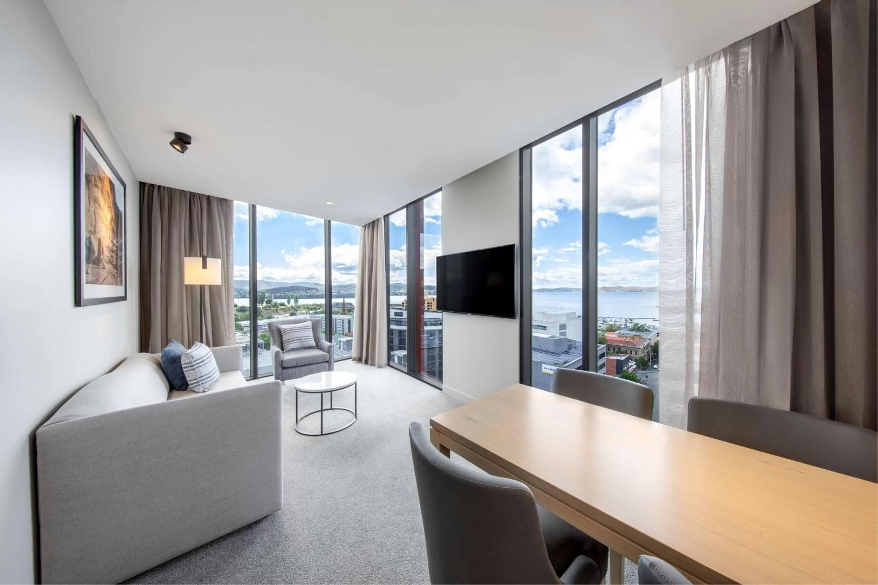 Deluxe Suite Queen with View in Vibe Hotel Hobart