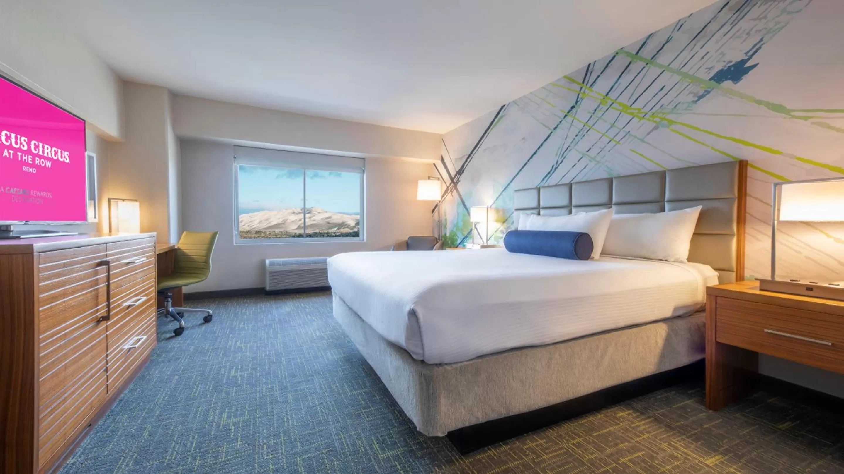 Sky Tower, Premium Room, 1 King, Mountain View in Circus Circus Reno Hotel Casino at THE ROW