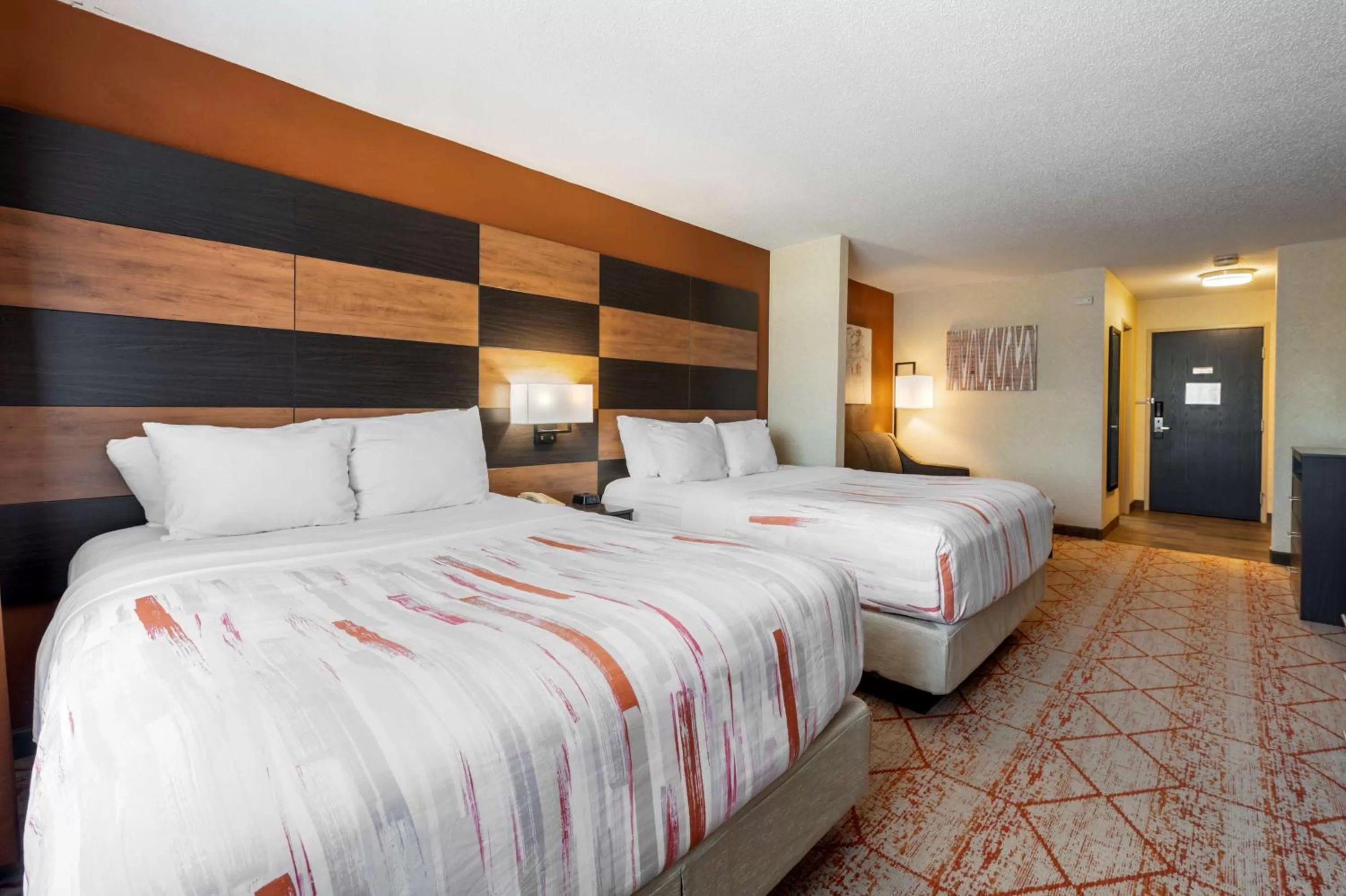 Queen Room with Two Queen Beds and Sofa Bed in Best Western Plus Warsaw