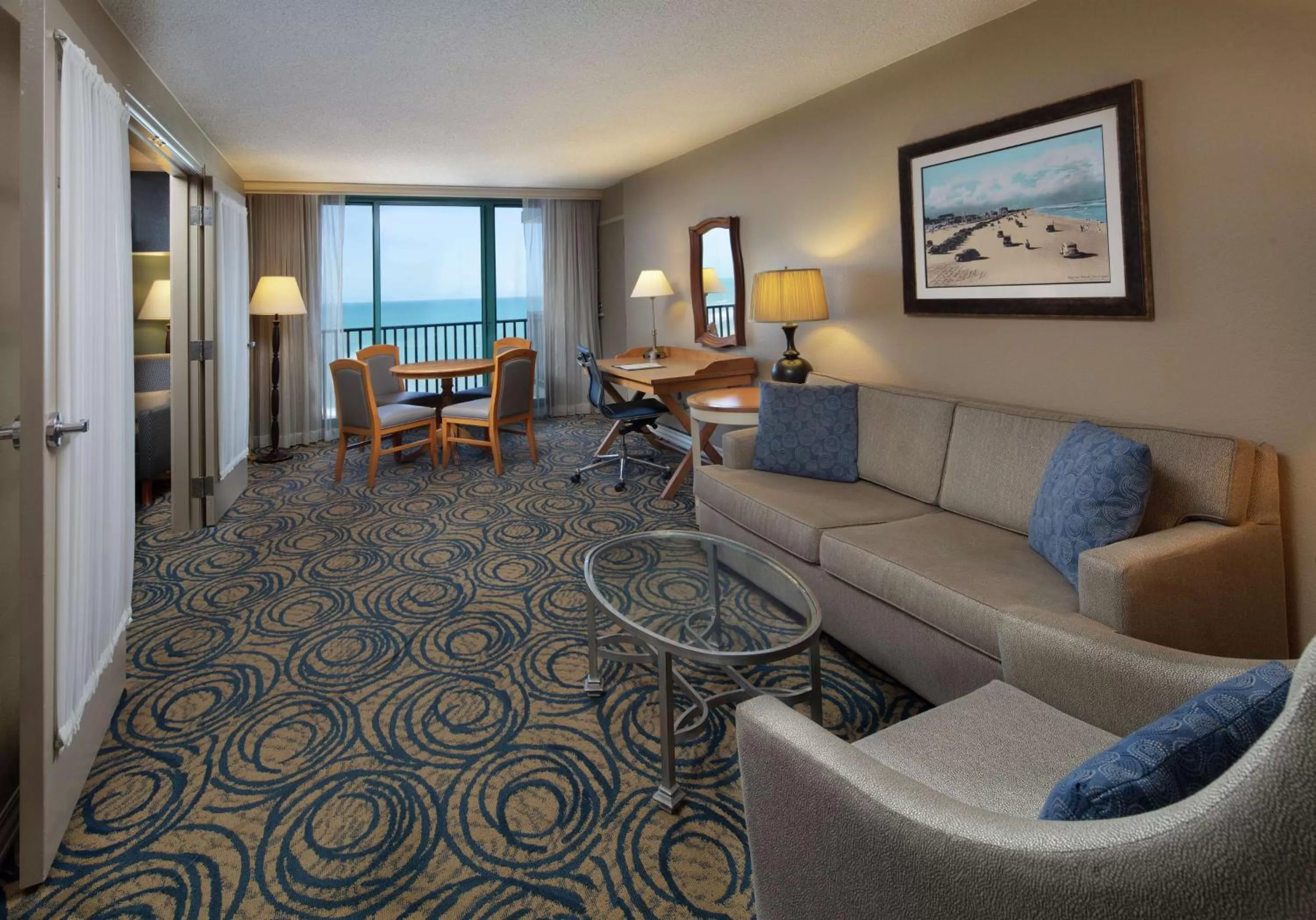 Queen Suite with Two Queen Beds - single occupancy - Ocean View in Hilton Daytona Beach Resort