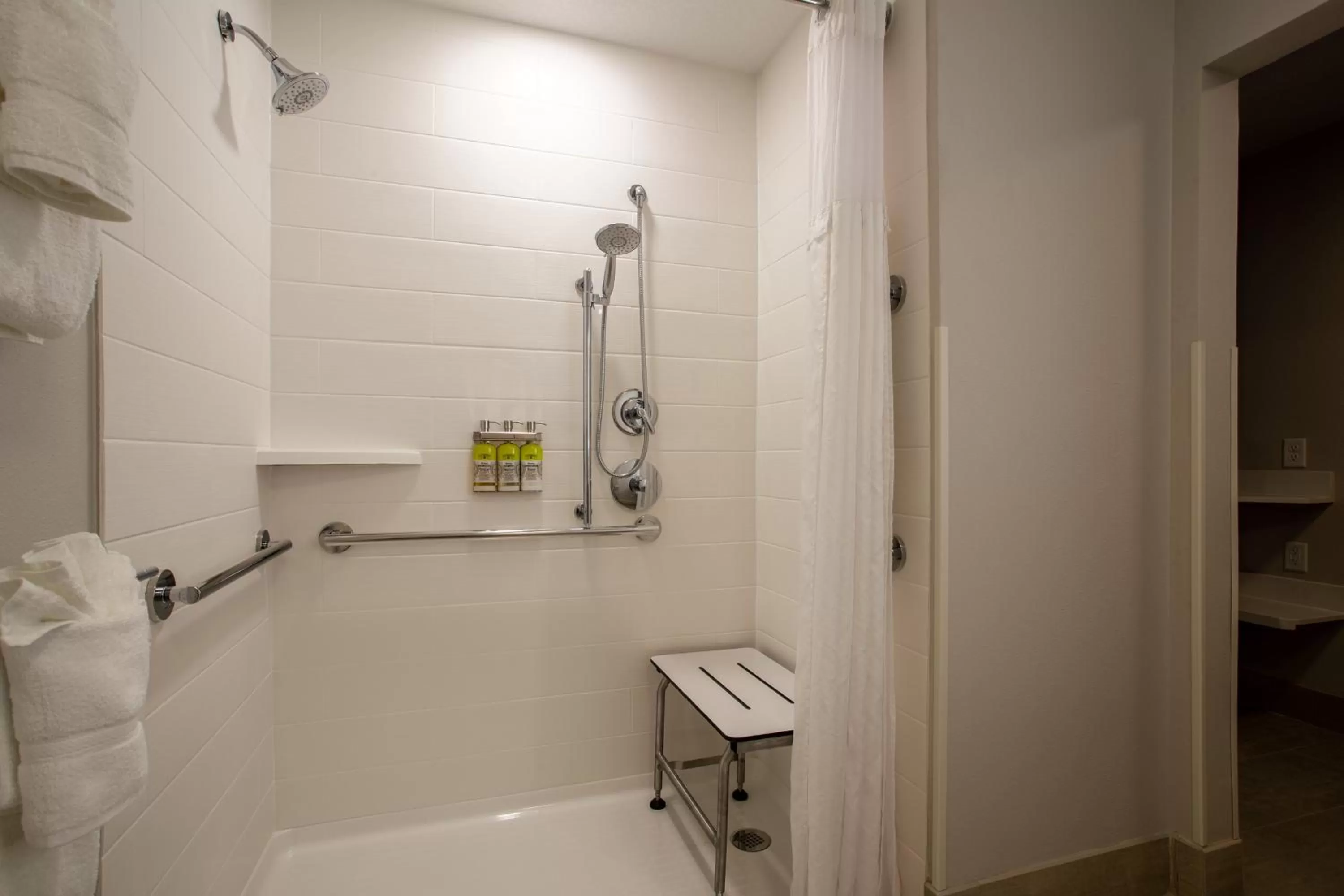 King Suite with Mobility Accessible Roll-In Shower in Holiday Inn Express & Suites - Deland South by IHG