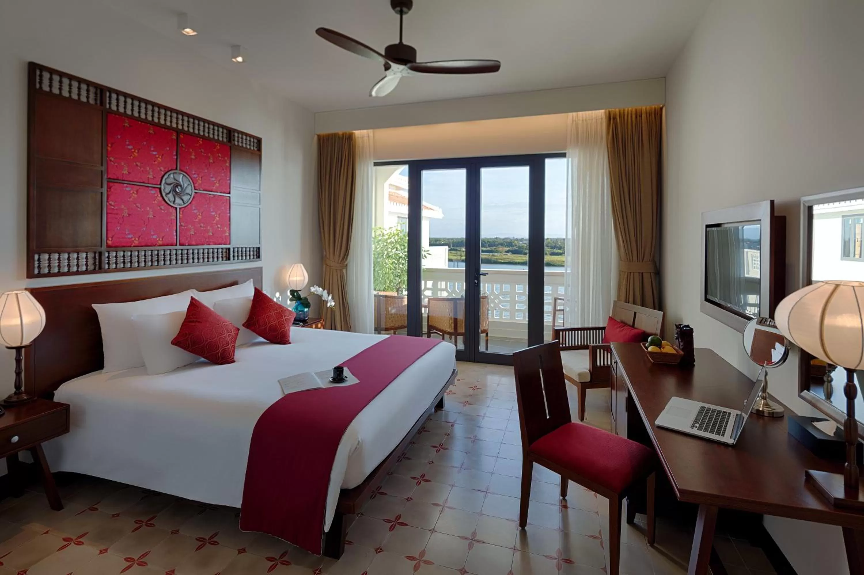 Grand Deluxe Double Pool & River View in RiverTown Hoi An Resort & Spa
