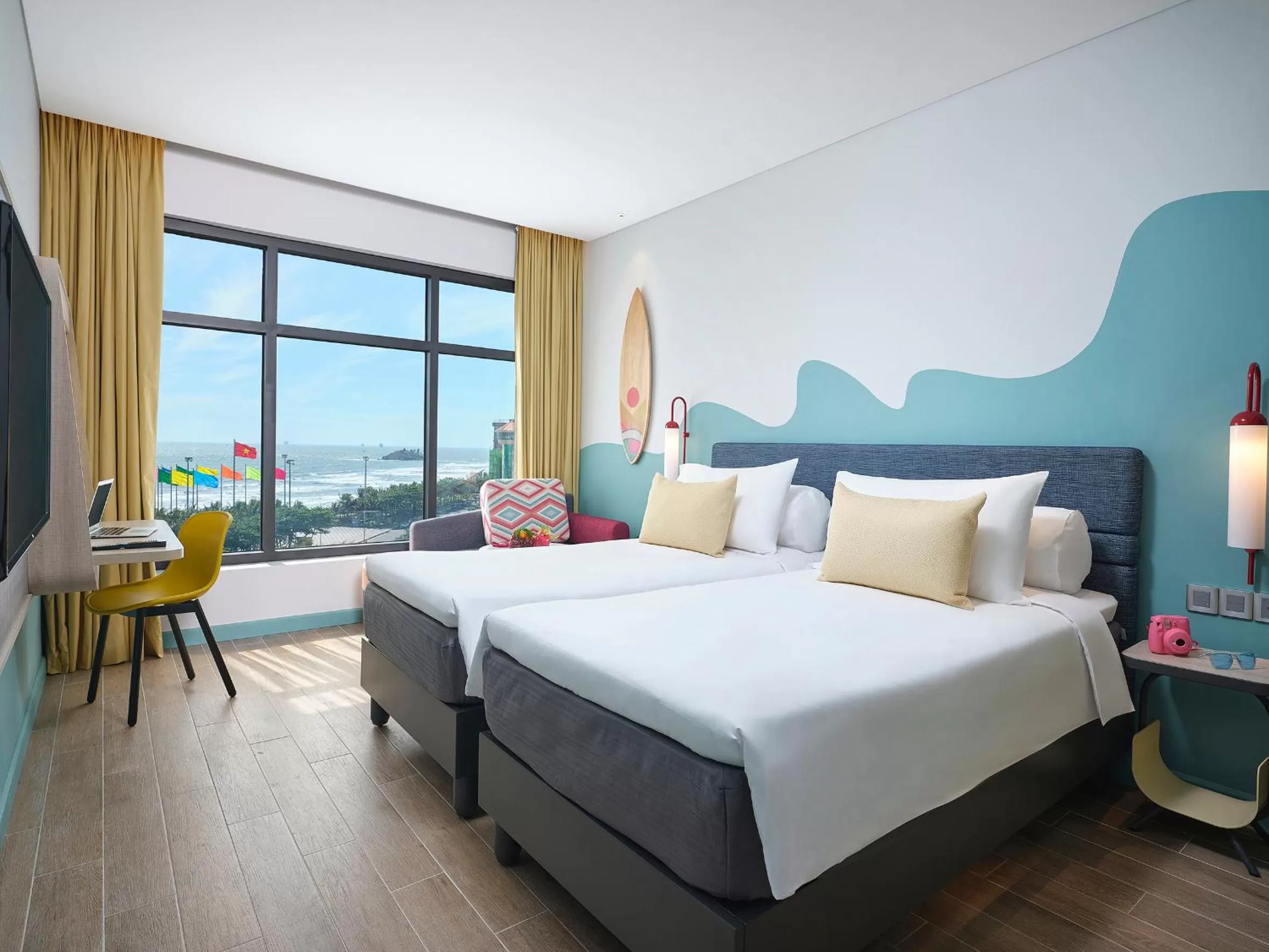 Superior Twin Room with Sea View in ibis Styles Vung Tau