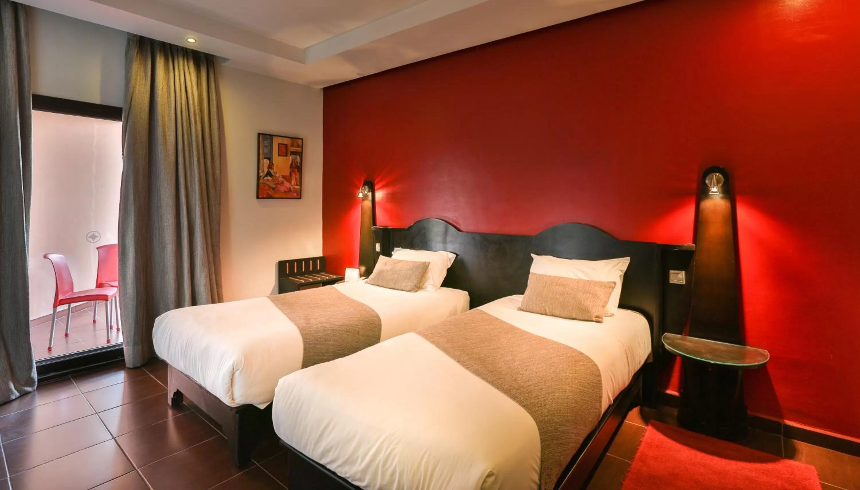 Twin Room with Street View in Red Hotel Marrakech