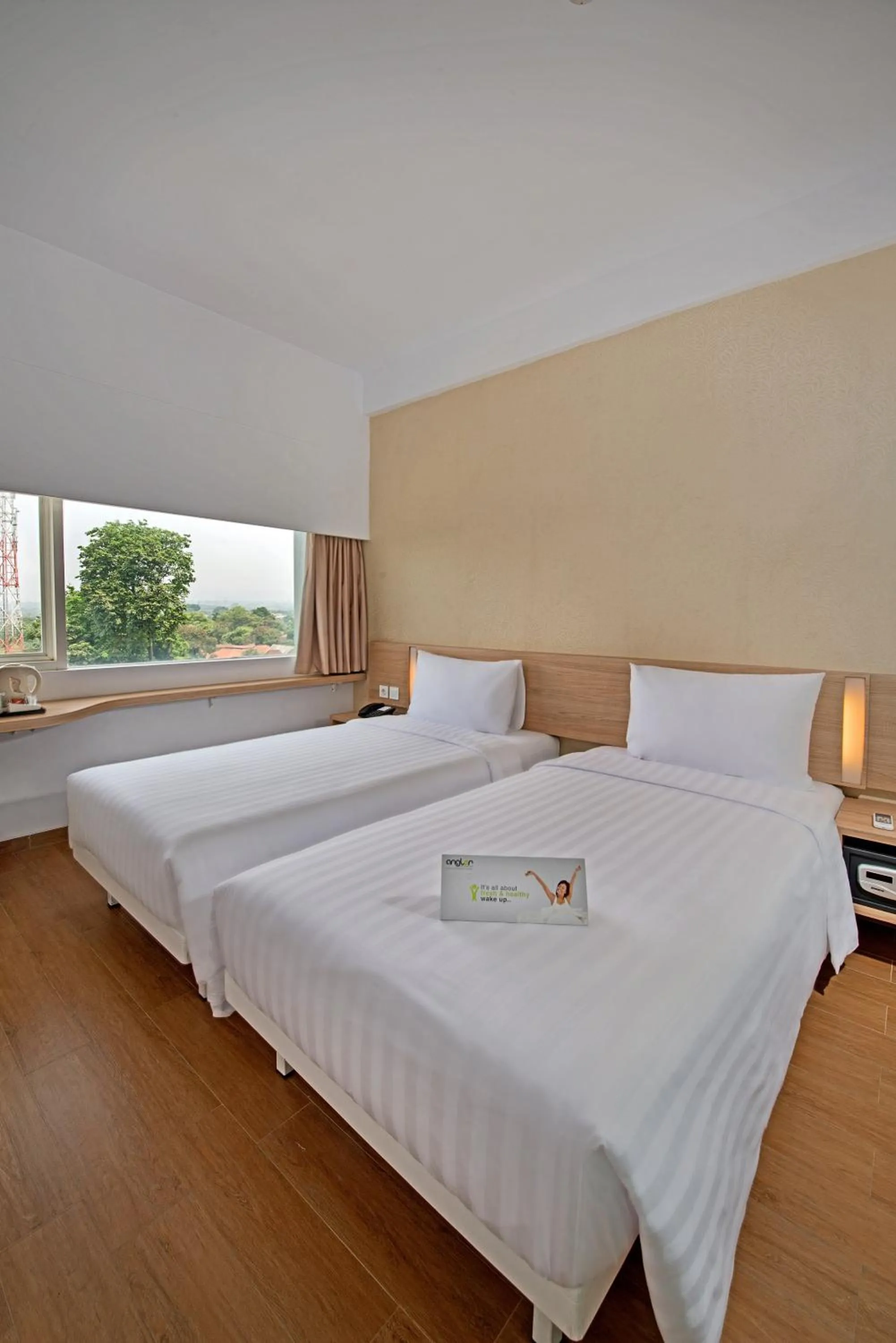 Standard Twin Room in Whiz Prime Hotel Pajajaran Bogor
