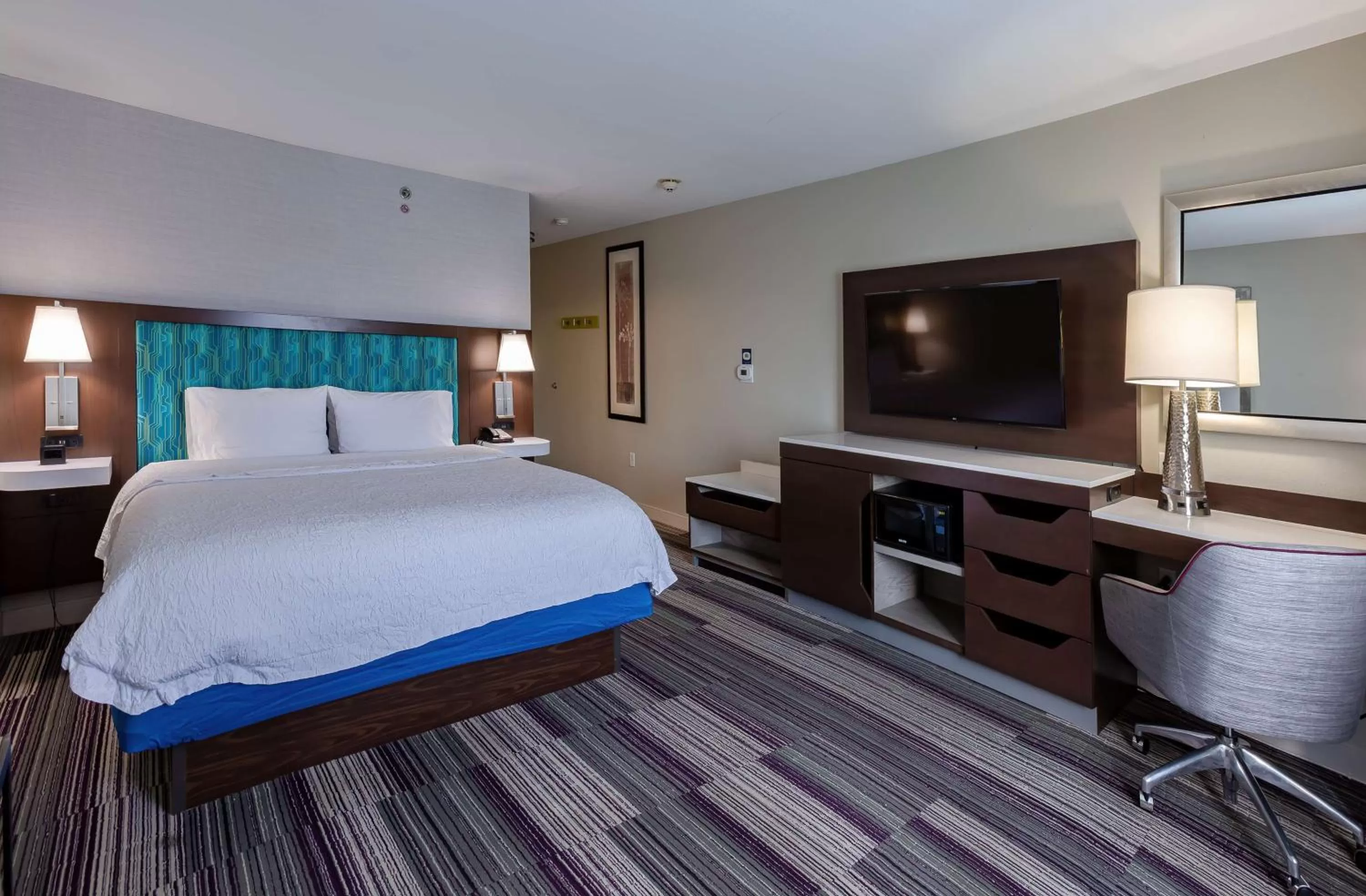 King Room with Shower - Non-Smoking in Hampton Inn & Suites Chicago Southland-Matteson