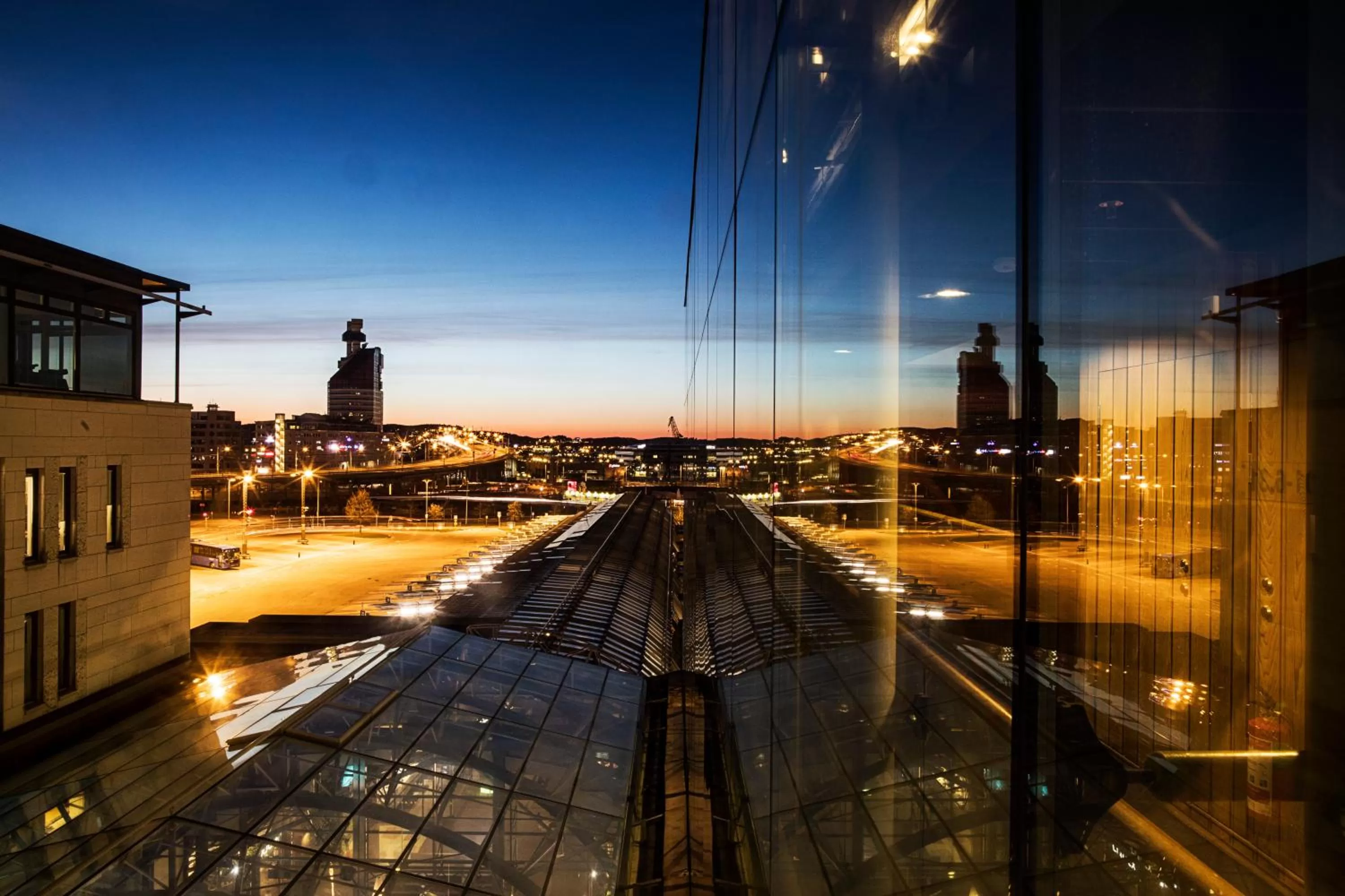 City view in Hyatt Place Gothenburg Central