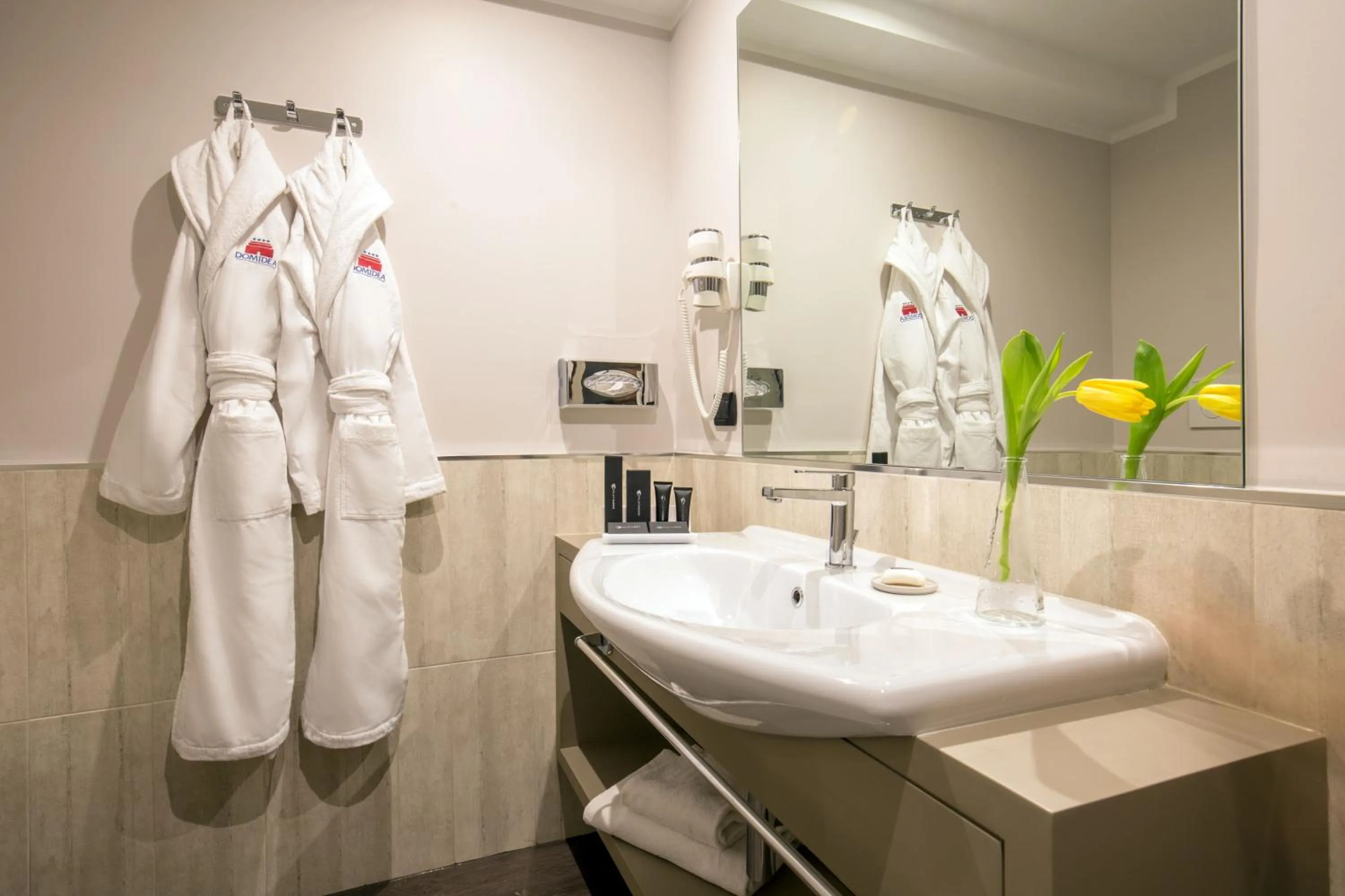 Shower in Hotel Domidea