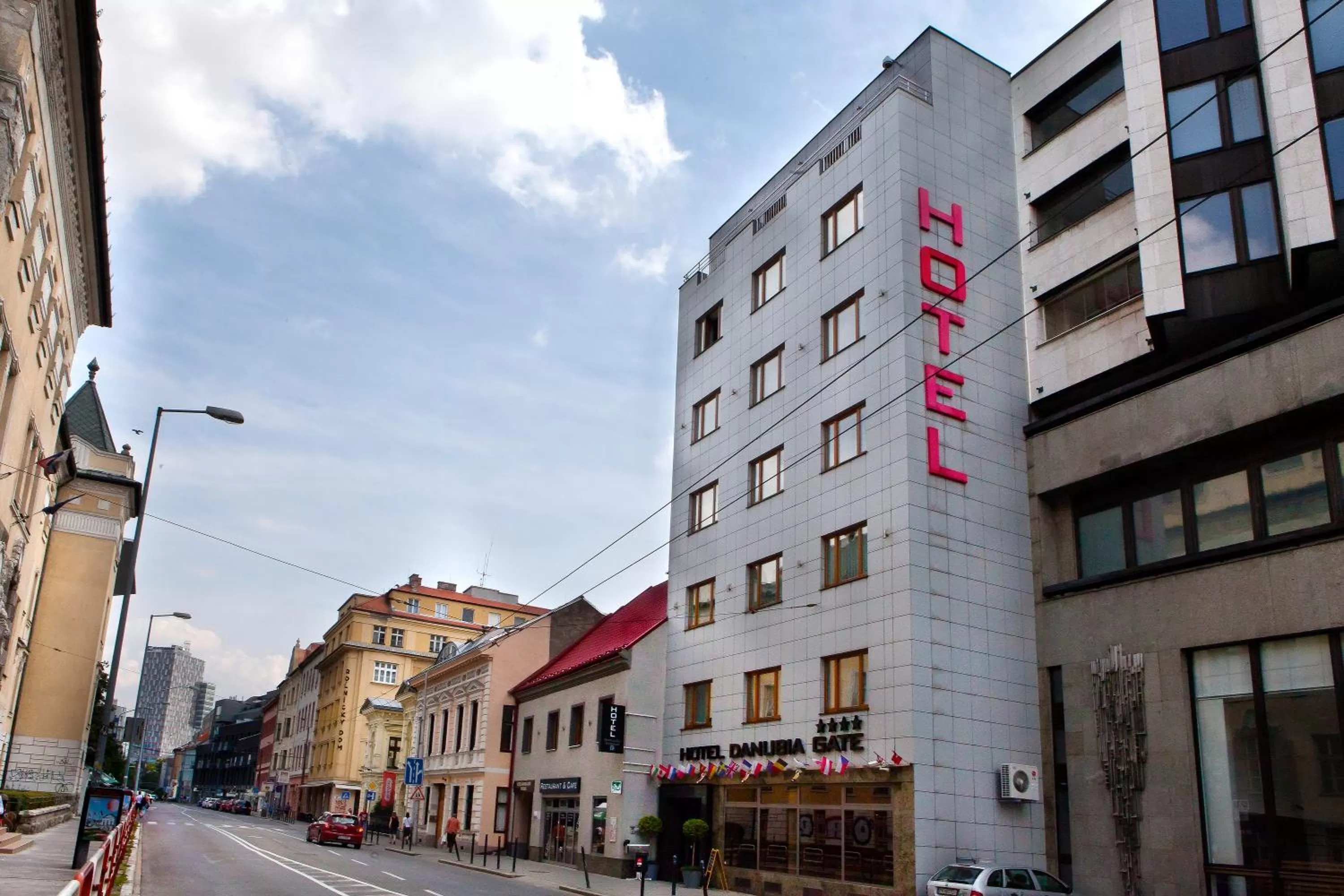 Property building in Danubia Gate Hotel