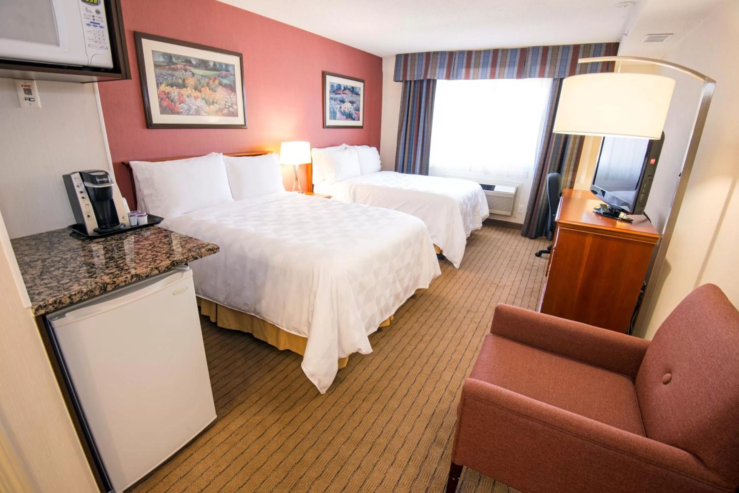 Double Room with Two Double Beds - Non-Smoking in Holiday Inn Hinton, an IHG Hotel