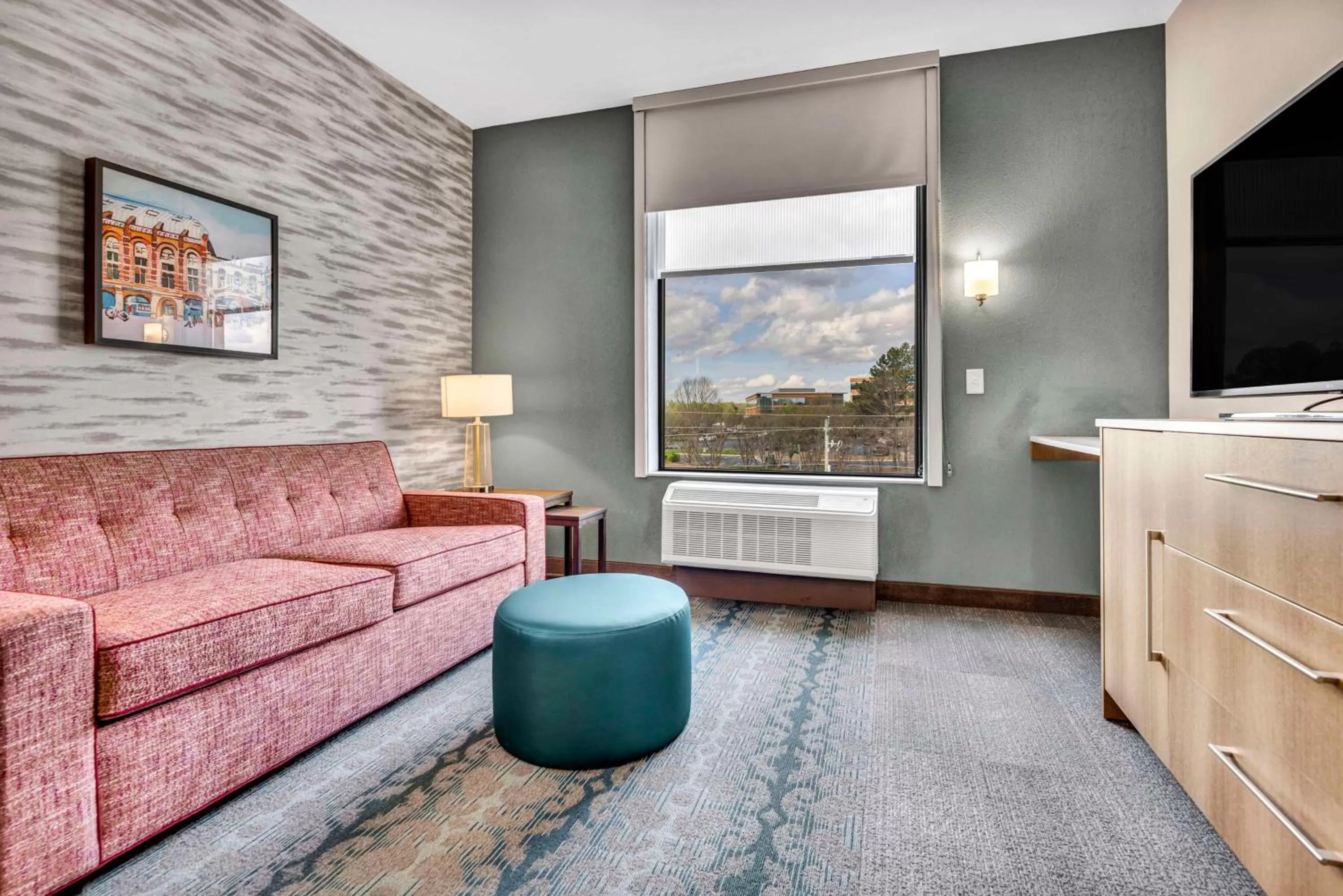 King Suite with Roll-In Shower - Mobility Accessible  in Home2 Suites by Hilton Raleigh West Lenovo Center