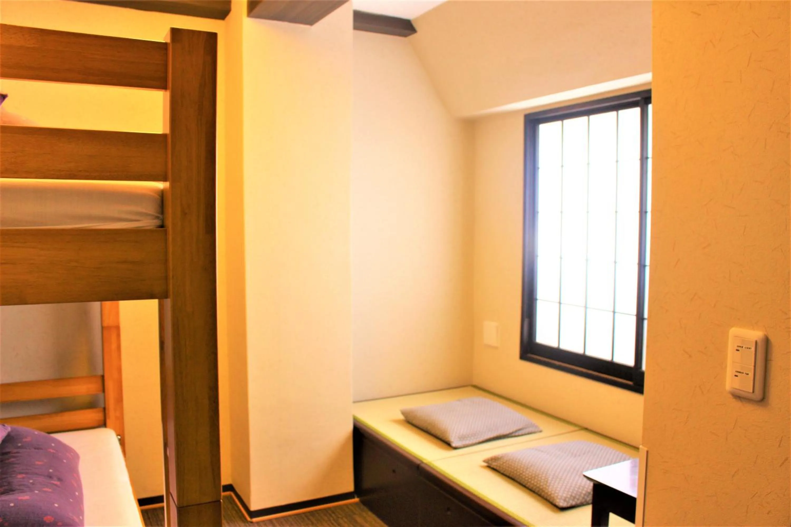 Twin Room with Balcony in K's House Tokyo Oasis - Quality Hostel in Asakusa
