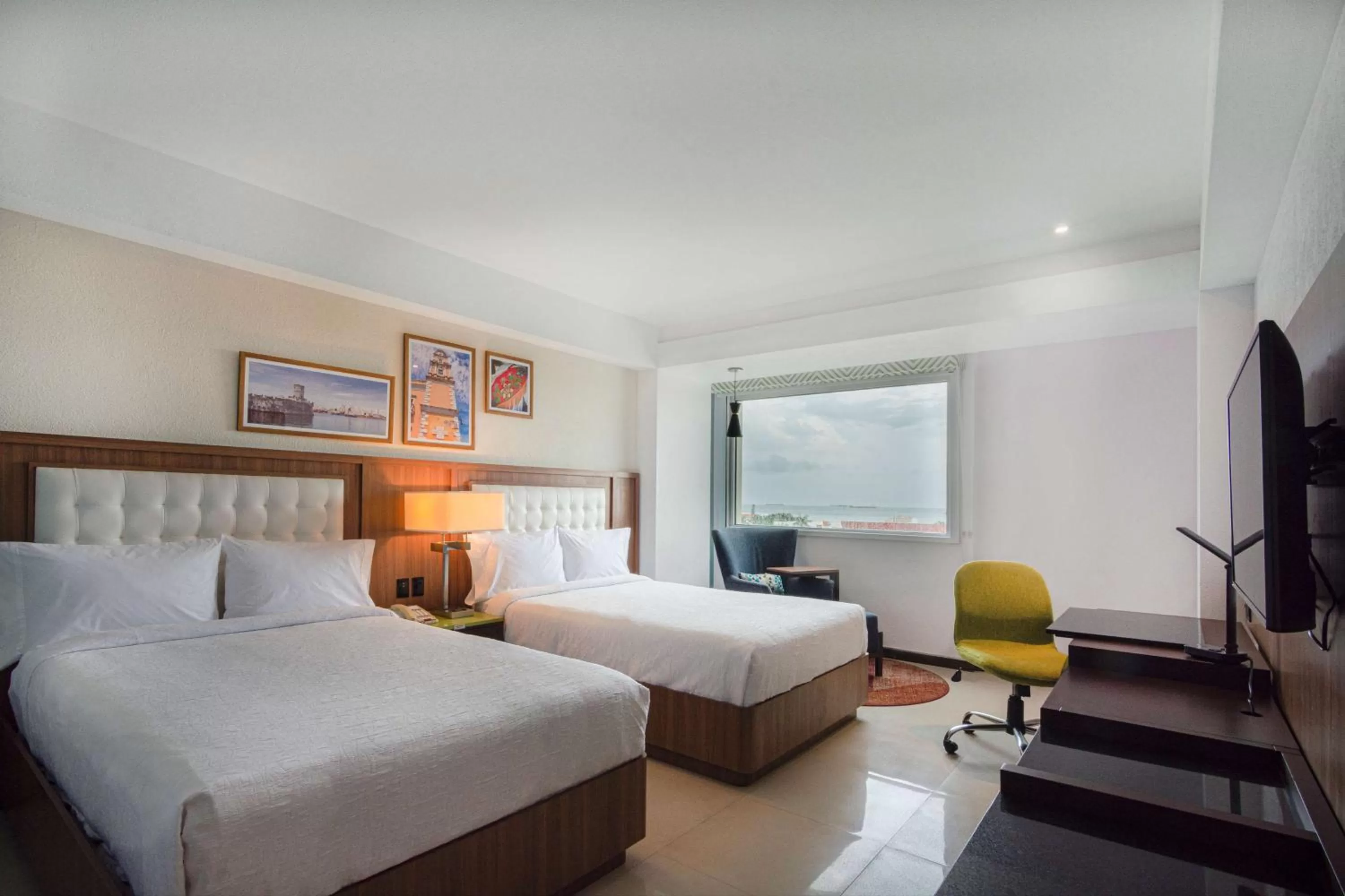Double Room with Two Double Beds and Ocean View - Non-Smoking in Hampton by Hilton Veracruz Boca Del Rio