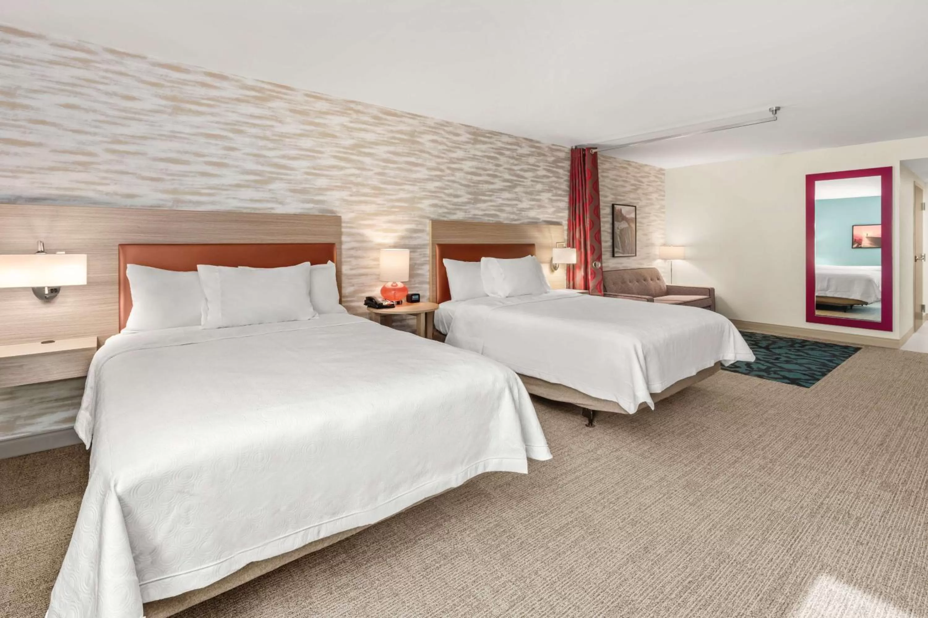 Queen Suite with Two Queen Beds - Mobility/Hearing Accessible - Non-Smoking in Home2 Suites By Hilton North Conway, NH