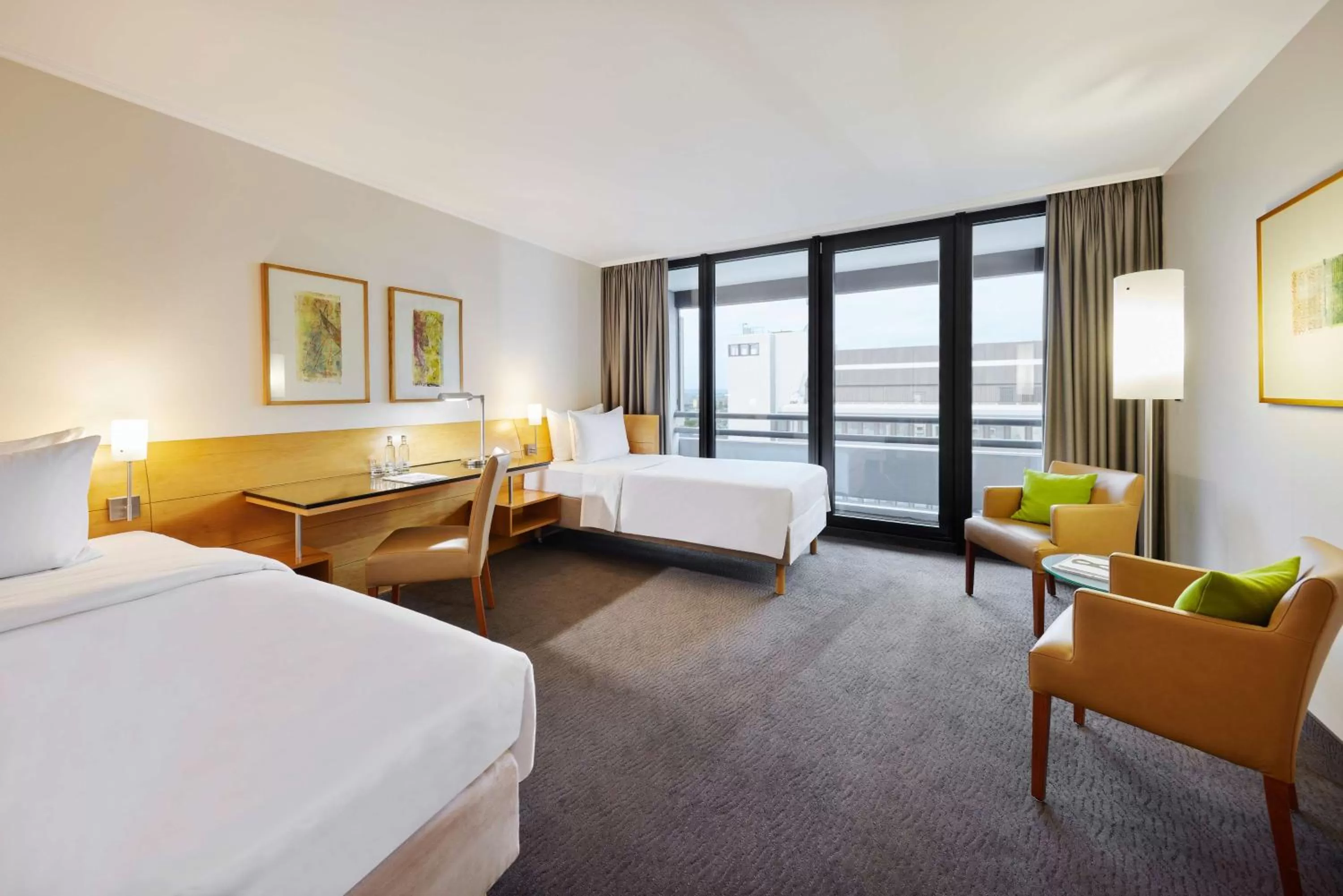 Twin Room in Lindner Hotel Dusseldorf Seestern, part of JdV by Hyatt