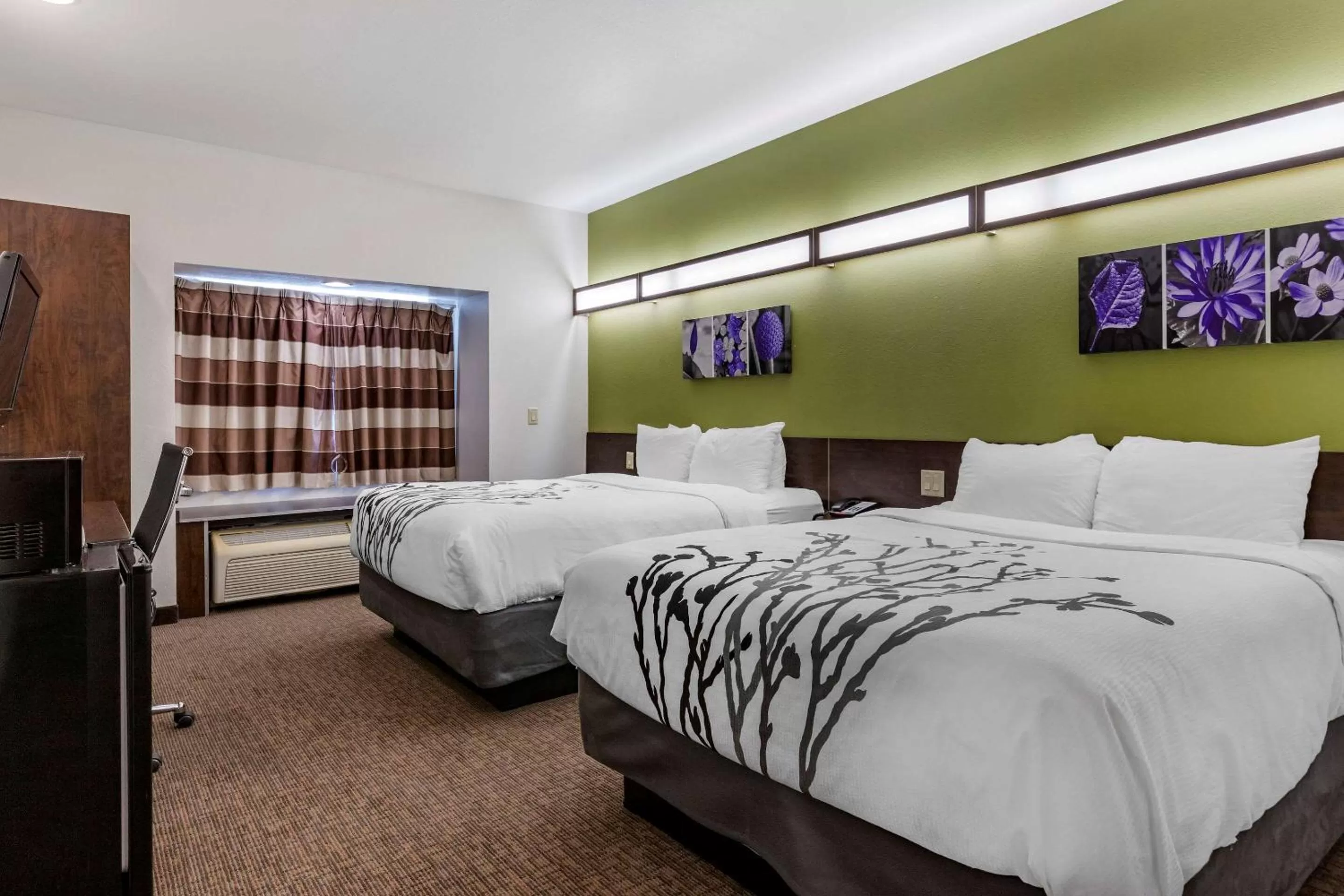 Queen Room with Two Queen Beds and Tub - Accessible/Non-Smoking in Sleep Inn & Suites