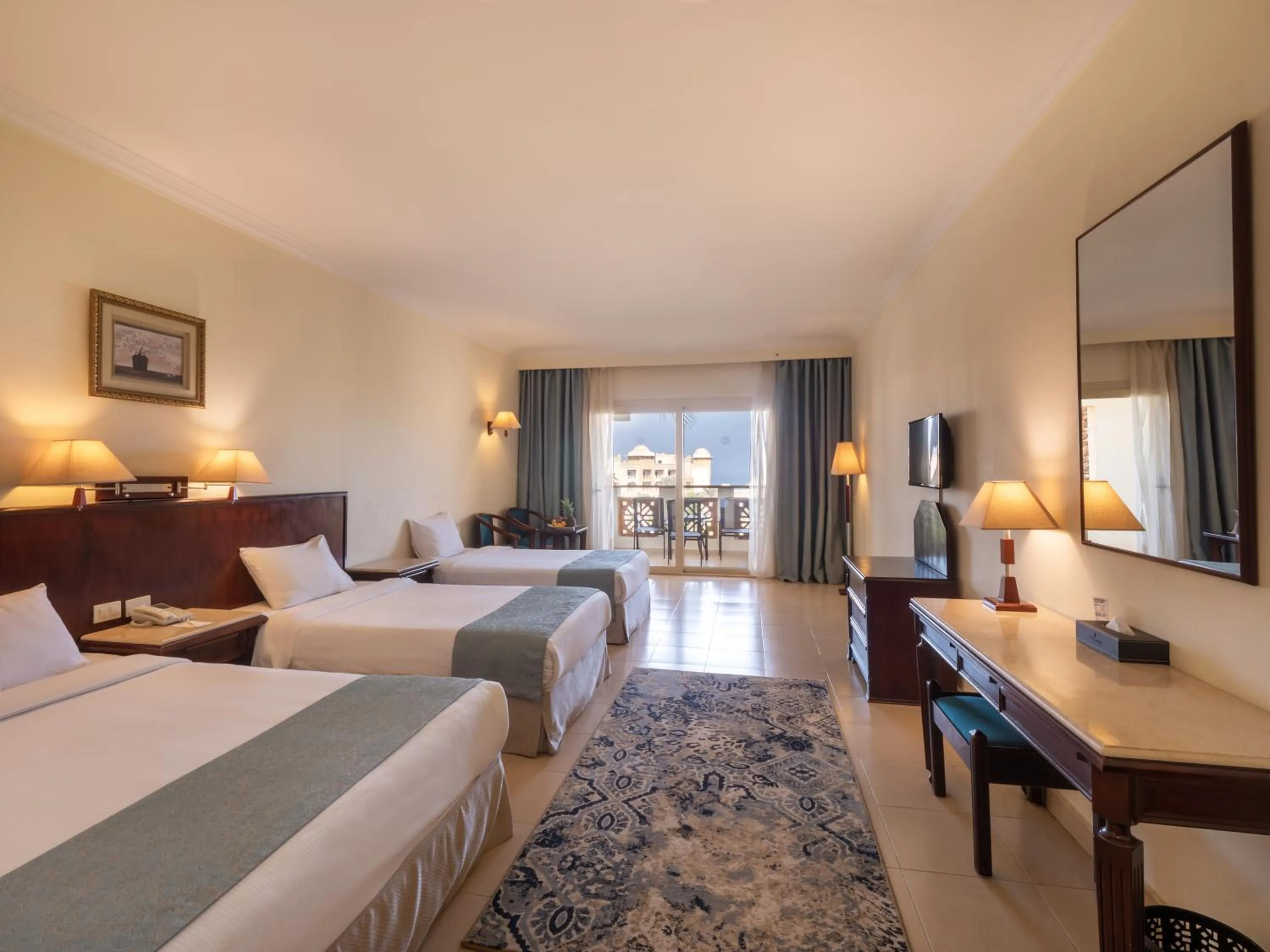 Family Room with Garden View ( 2 Adults + 2 Children ) in Serenity Alpha Beach - Ex Serenity Makadi Beach