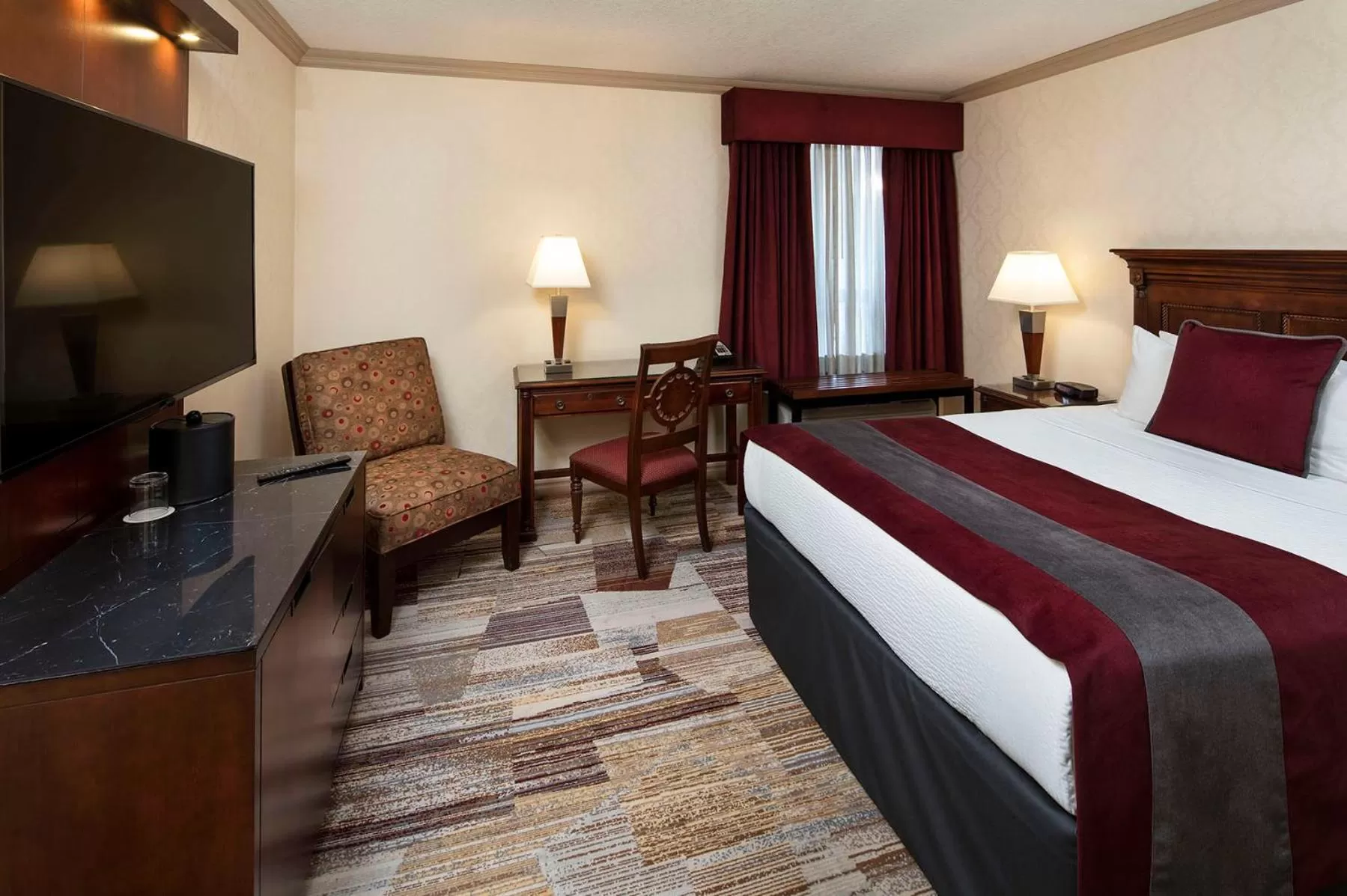 Standard Room One Queen in Royal Canadian Lodge