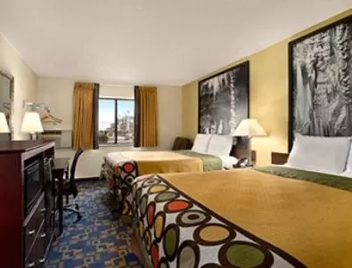 Queen Room with Two Queen Beds - Non-Smoking in Super 8 by Wyndham Carlsbad