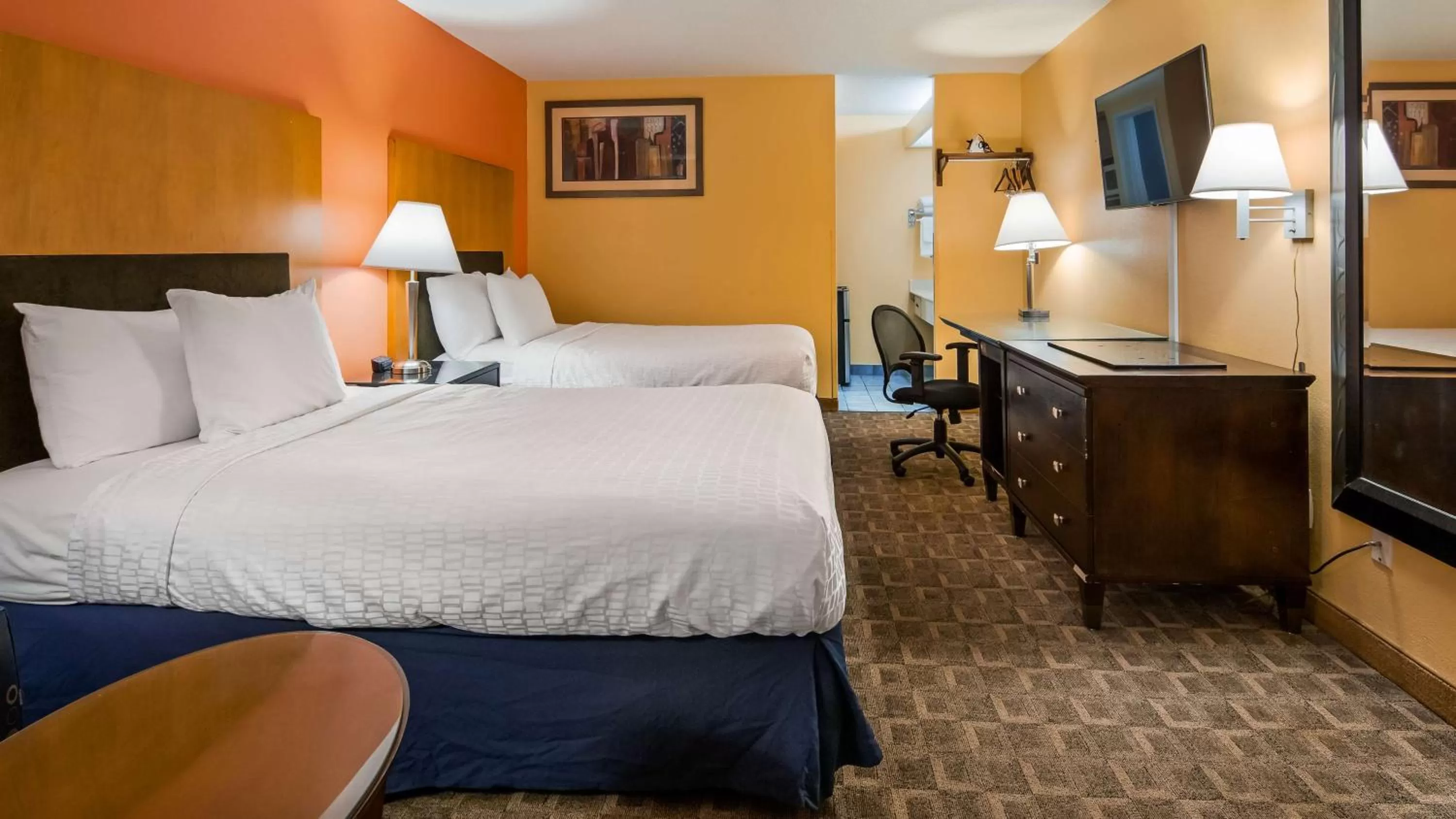 Double Room with Two Double Beds - Non-Smoking/Disability Access in SureStay Plus Hotel by Best Western Fayetteville