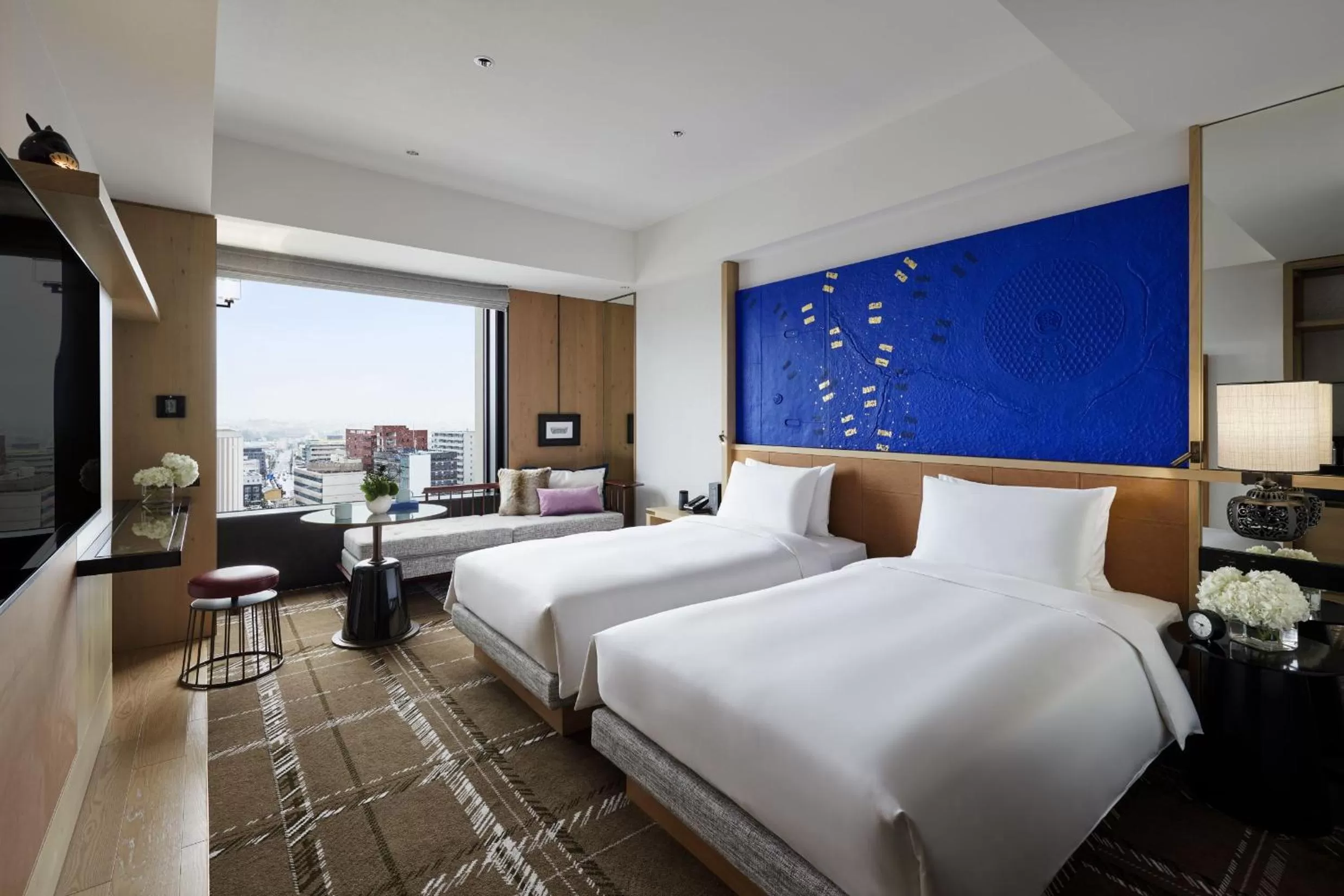 Twin Room with City View in Hyatt Centric Kanazawa
