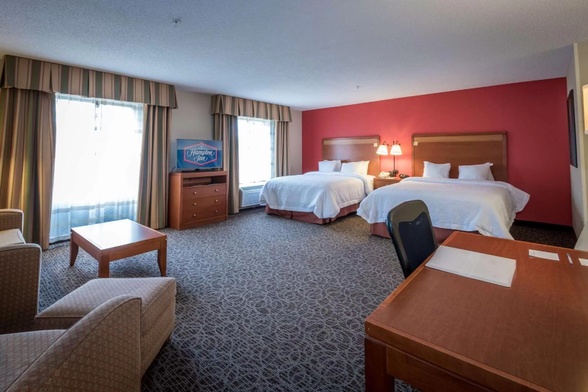 Deluxe Queen Room with Two Queen Beds - Non-Smoking in Hampton Inn Enterprise