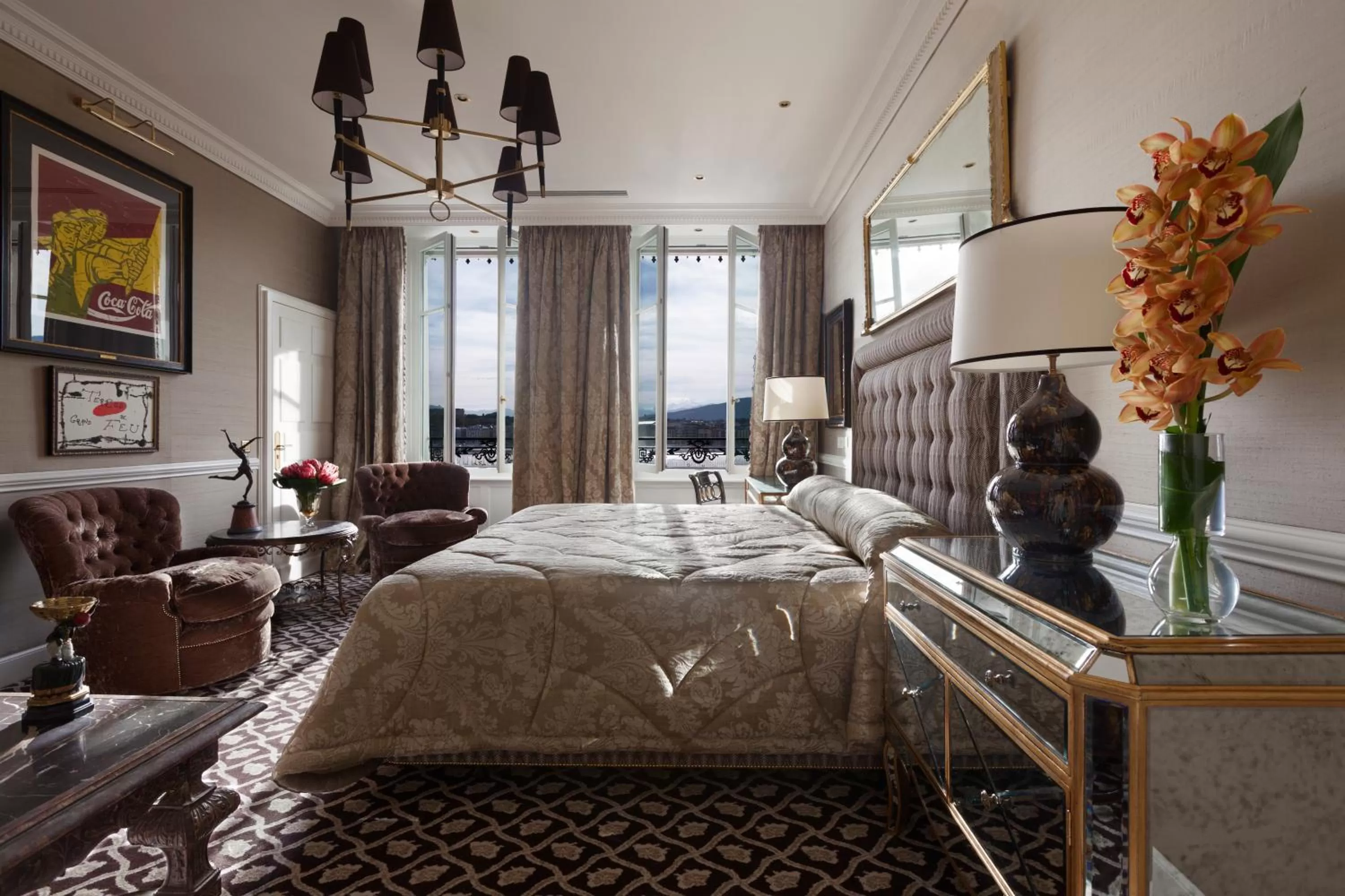 Exclusive King Room with Lake View in Hotel d'Angleterre