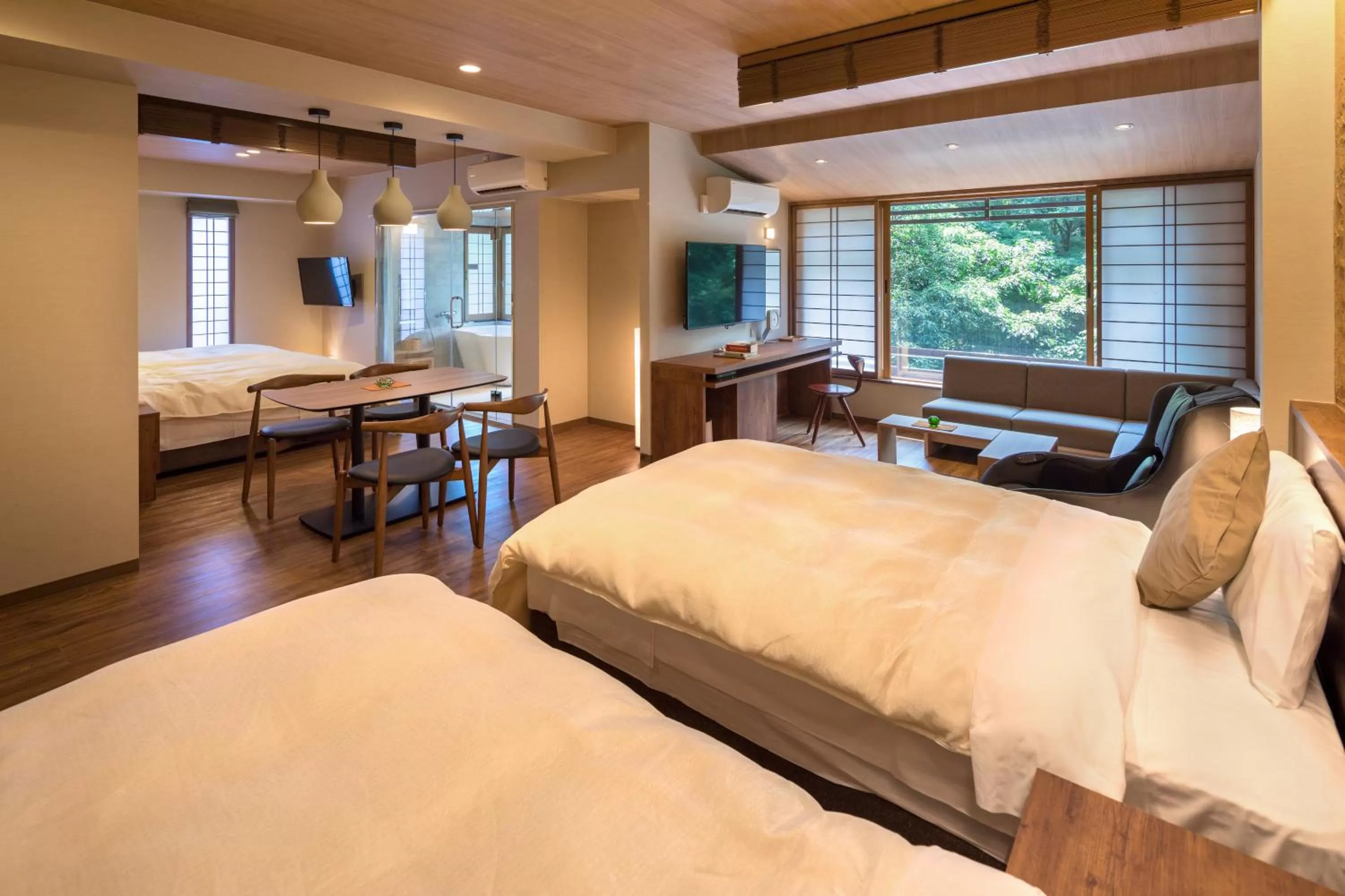 Suite with Mountain View in Hotel Miyajima Villa