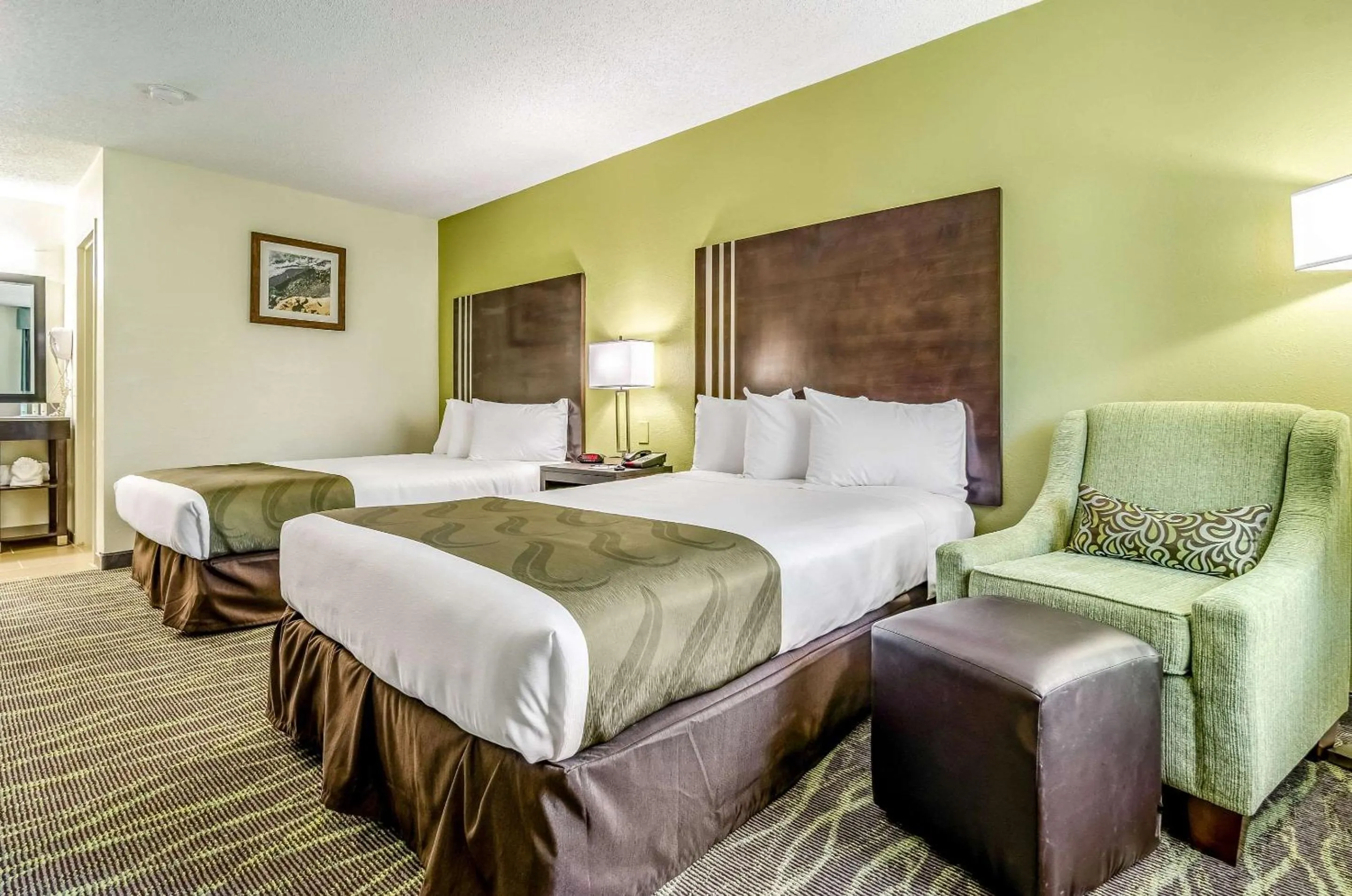 Double Room with Two Double Beds - Non-Smoking in Quality Inn & Suites Creedmoor - Butner