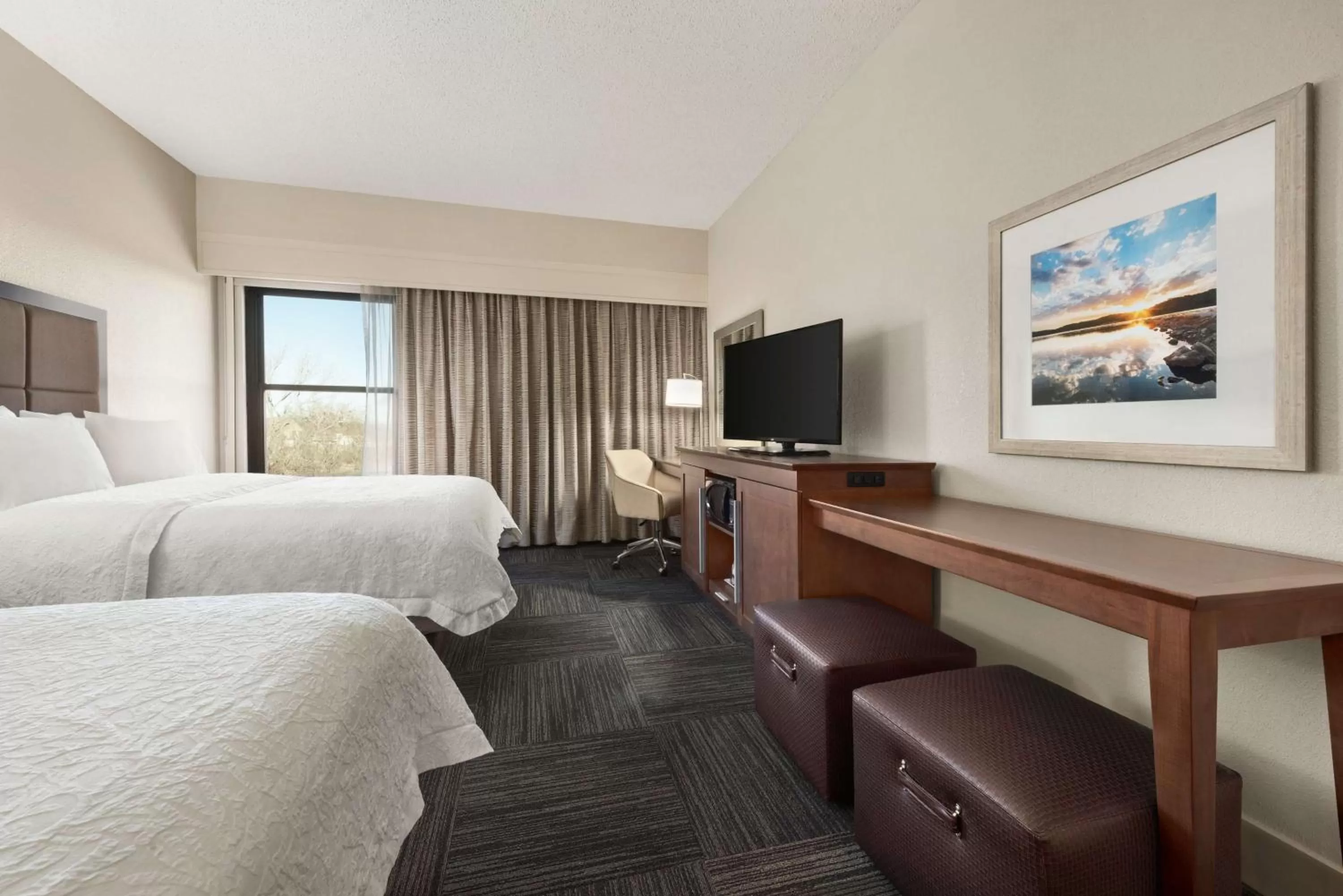 Room with Two Queen Beds - Non-Smoking in Hampton Inn Lawrence