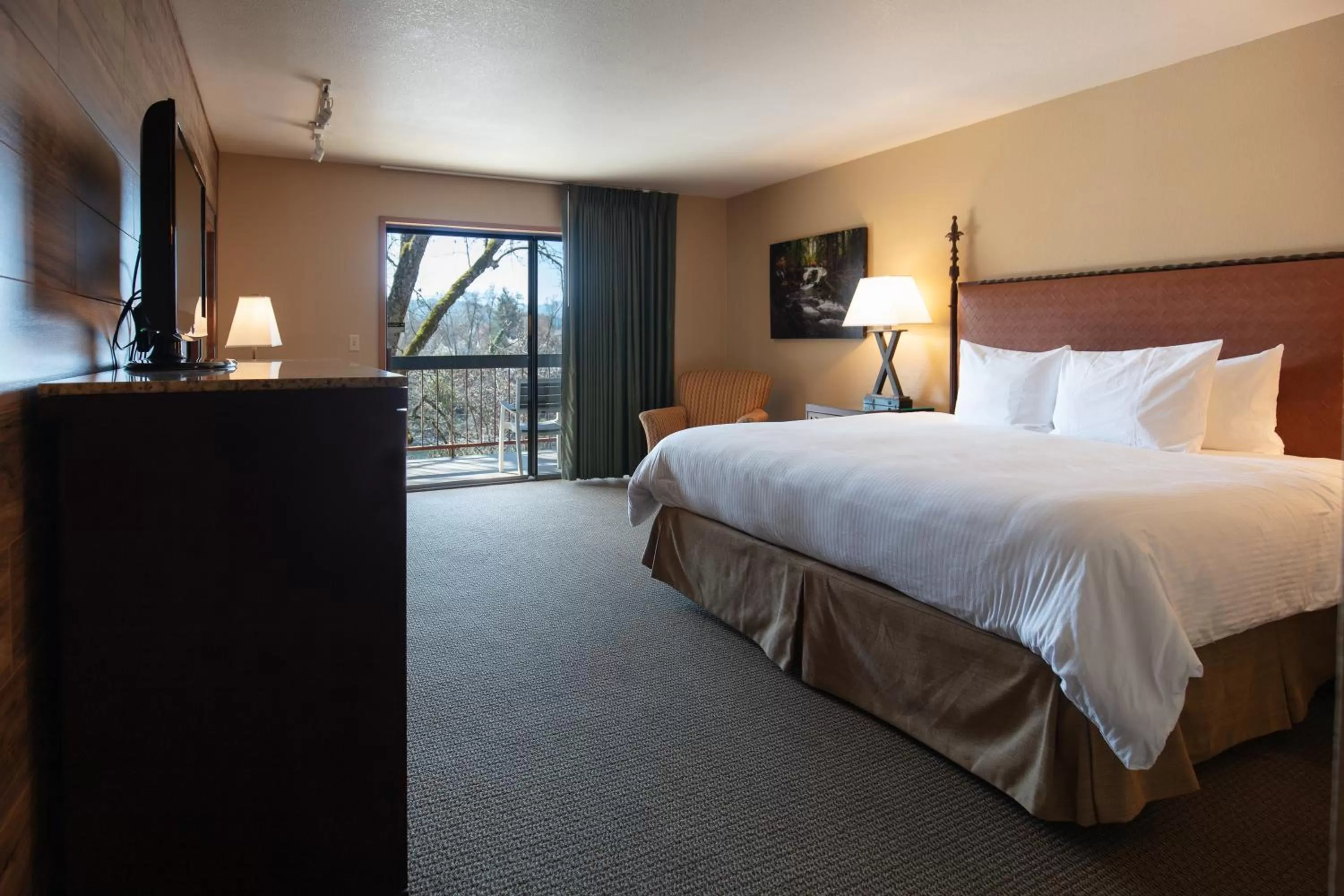 Deluxe King Room with River View - single occupancy in Riverside Inn