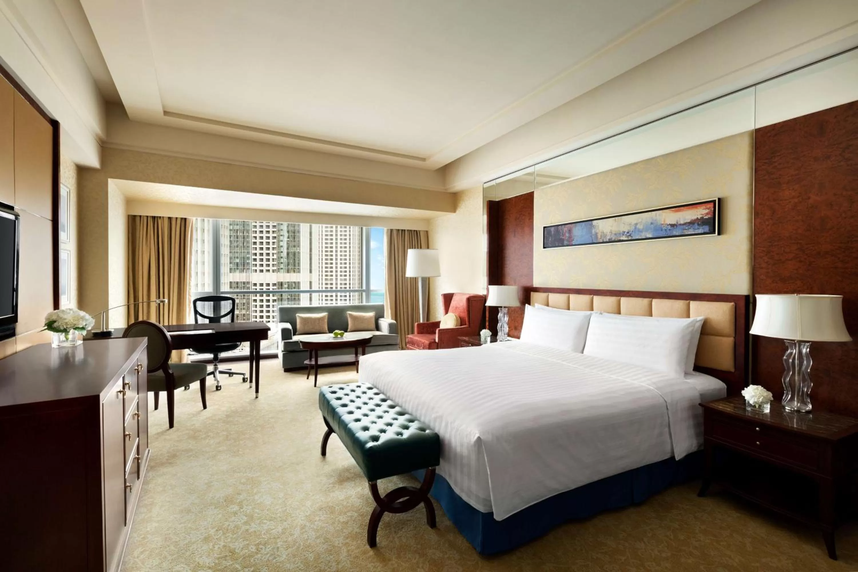 Premier King Room - Valley Wing in Shangri-La Qingdao - May Fourth Square