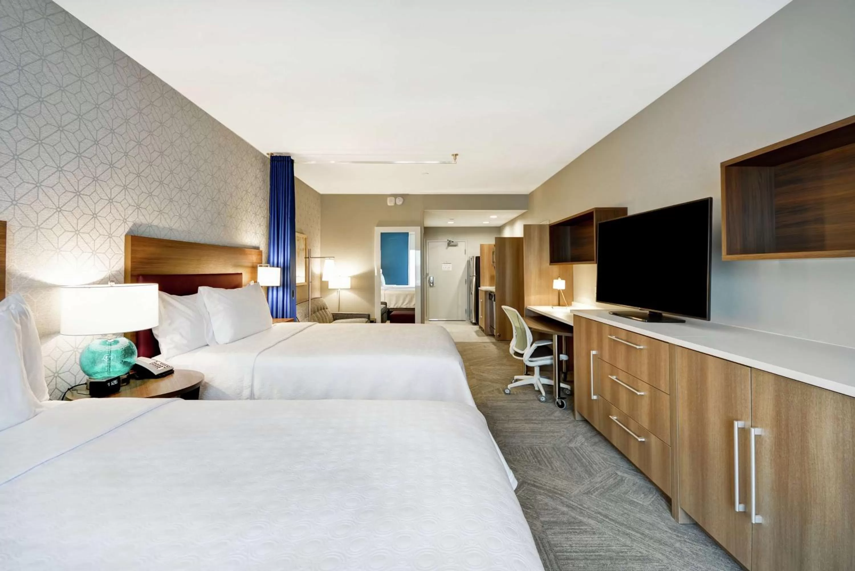 Studio Suite with Two Queen Beds - Hearing Access/Non-Smoking in Home2 Suites Plano Legacy West