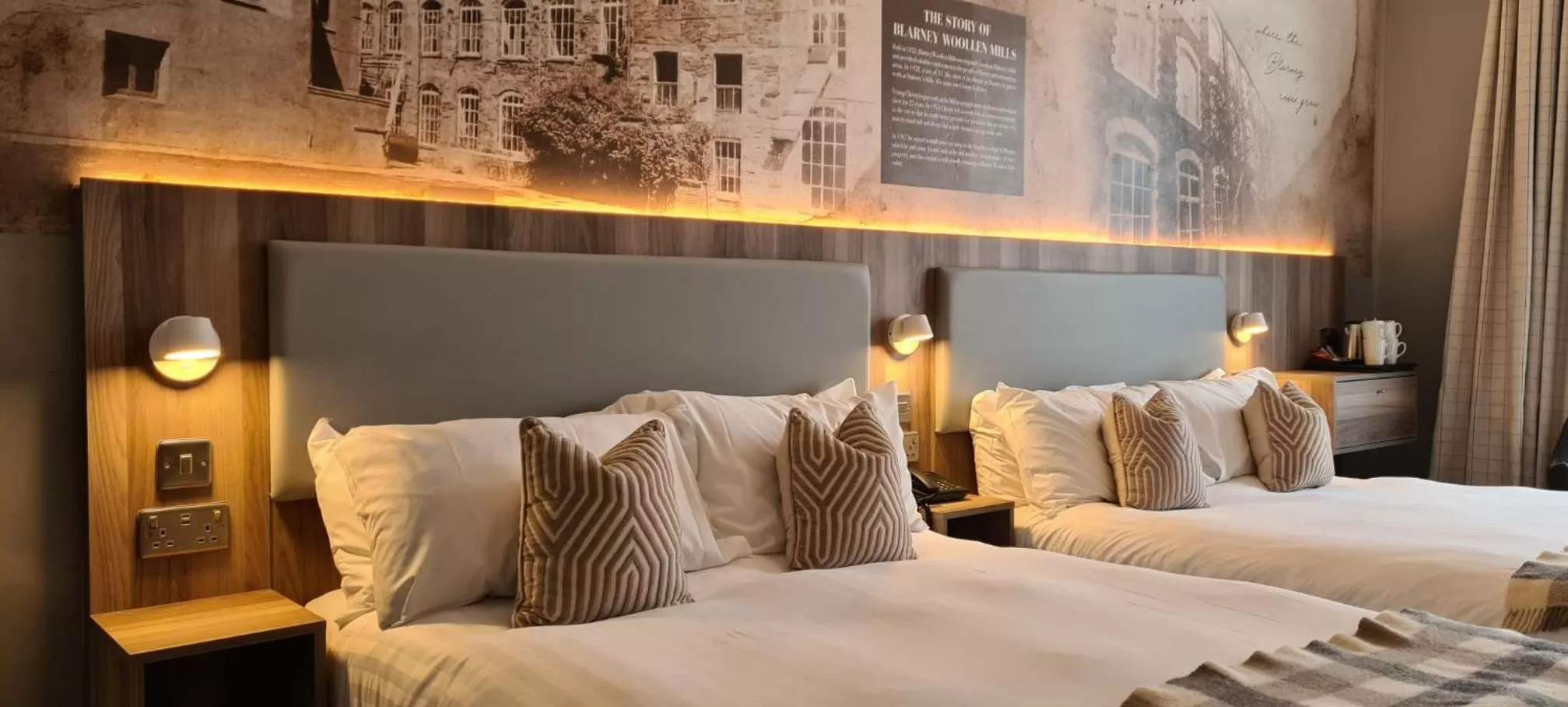Classic Double Room with Two Double Beds - Non-Smoking in Blarney Woollen Mills Hotel - BW Signature Collection