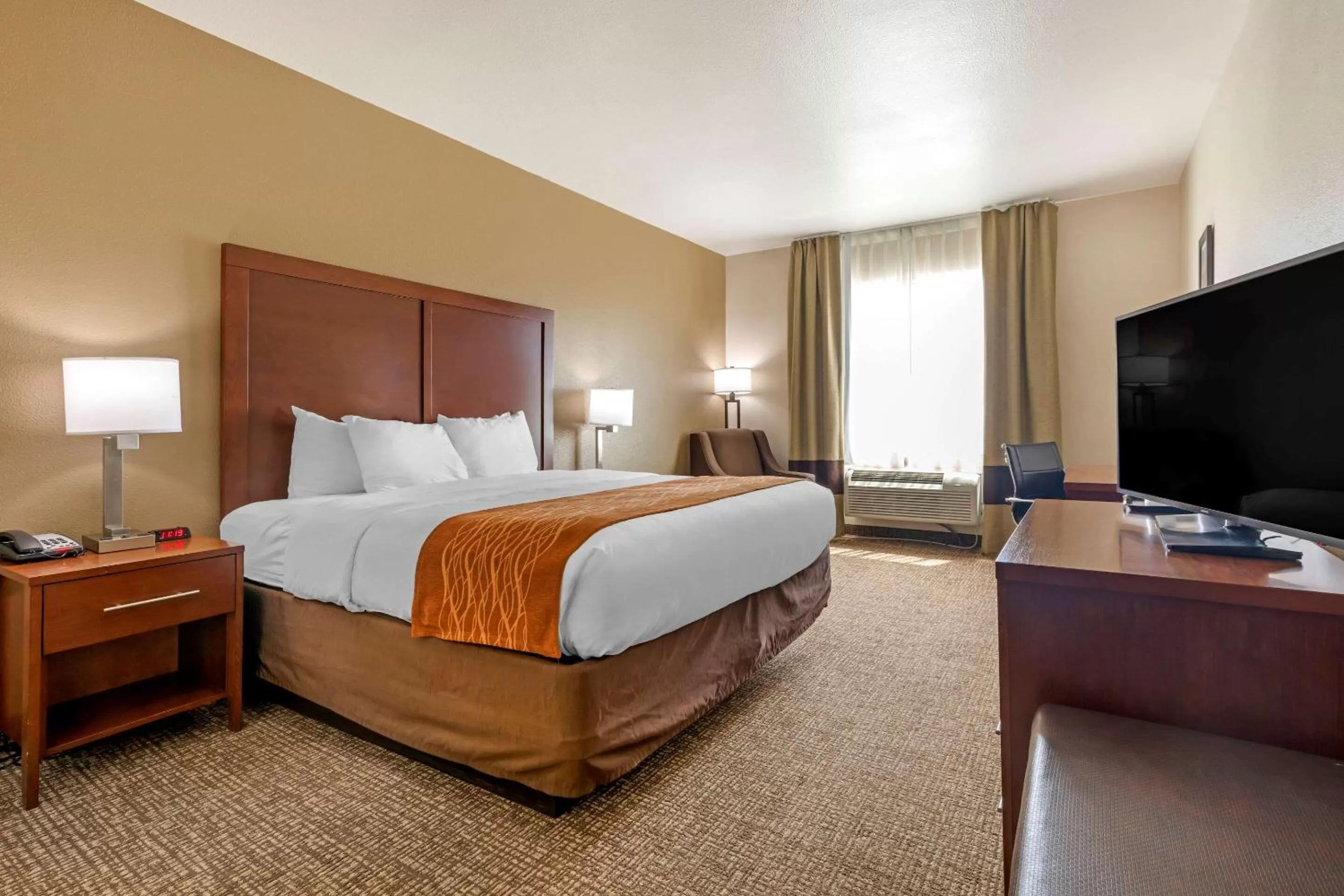 King Room Pet Friendly - Accessible/Non-Smoking in Comfort Inn Near UNT