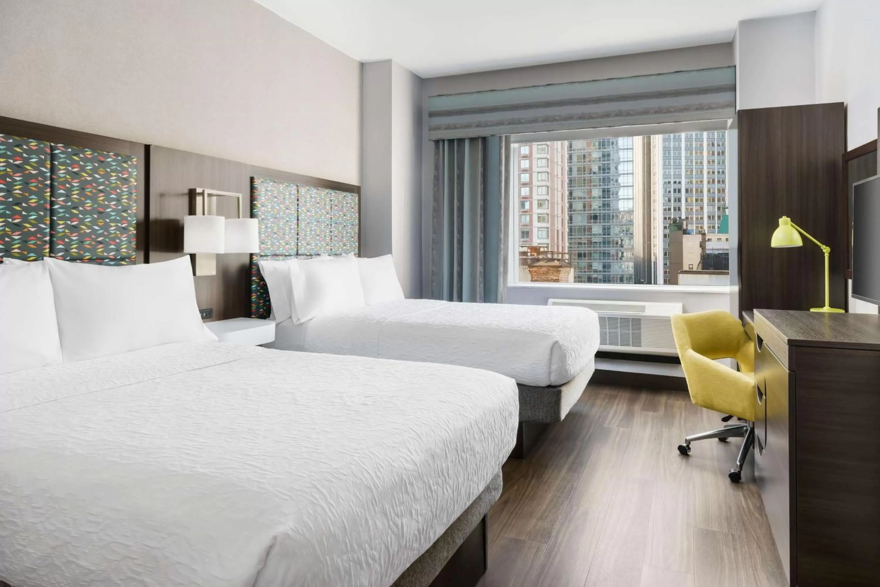 Double Room with Two Double Beds and View in Hampton Inn Manhattan-35th St Empire State Bldg